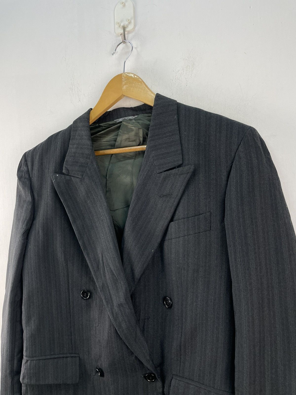 Hiroko Koshino Homme Vintage Hiroko Koshino Blazer Jacket 4 Button Size US L / EU 52-54 / 3 - 2 Thumbnail
