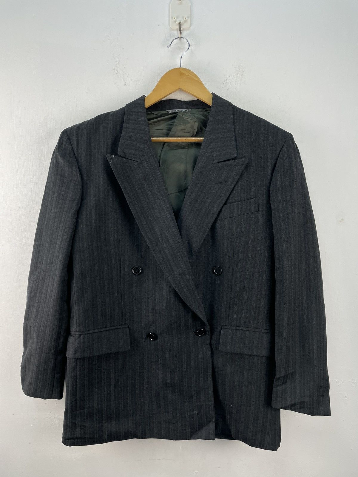 Hiroko Koshino Homme Vintage Hiroko Koshino Blazer Jacket 4 Button Size US L / EU 52-54 / 3 - 1 Thumbnail