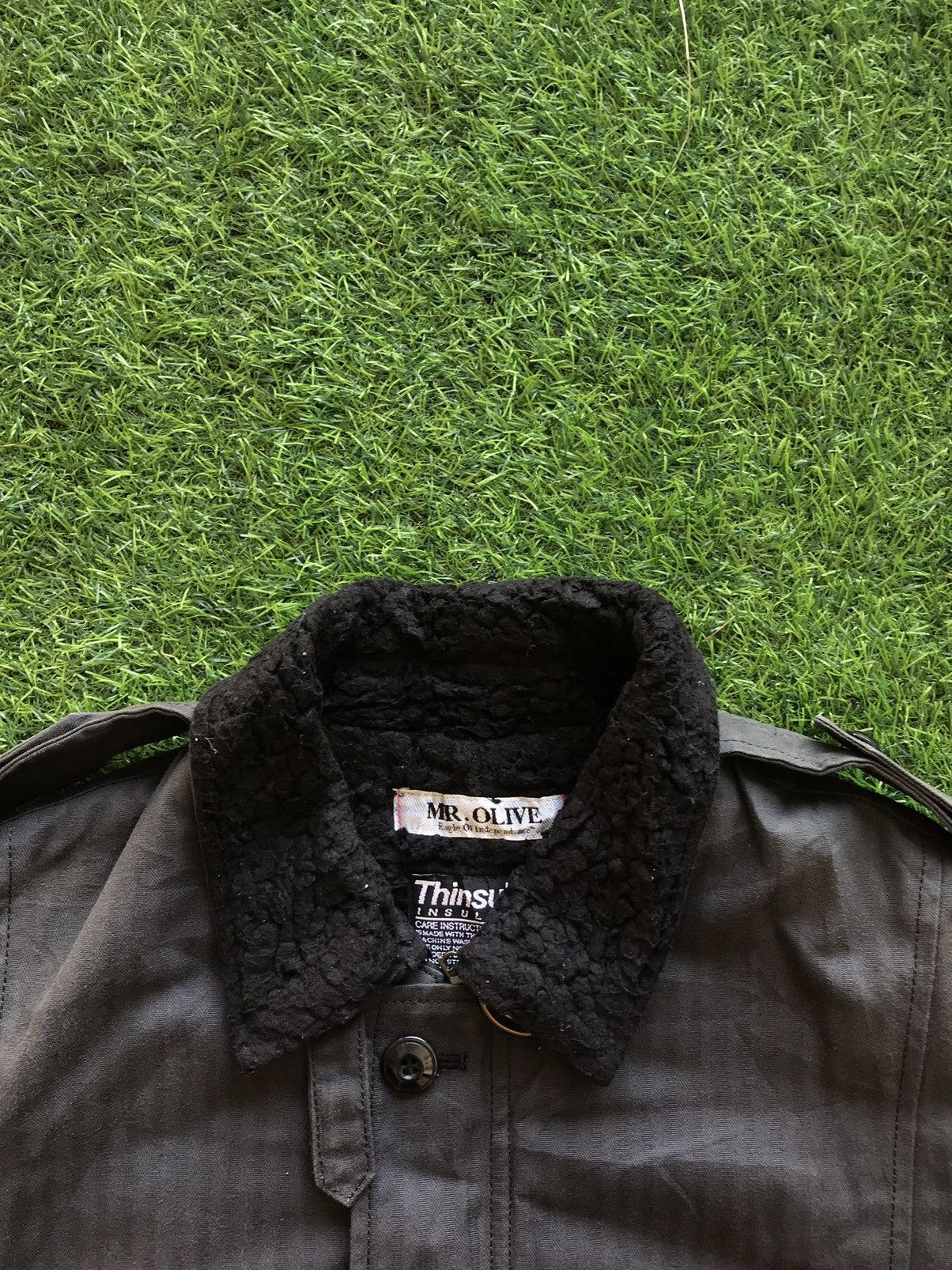Vintage Vintage Super Rare Mr. Olive Fleece Jacket toyoenterprises Size US L / EU 52-54 / 3 - 9 Thumbnail