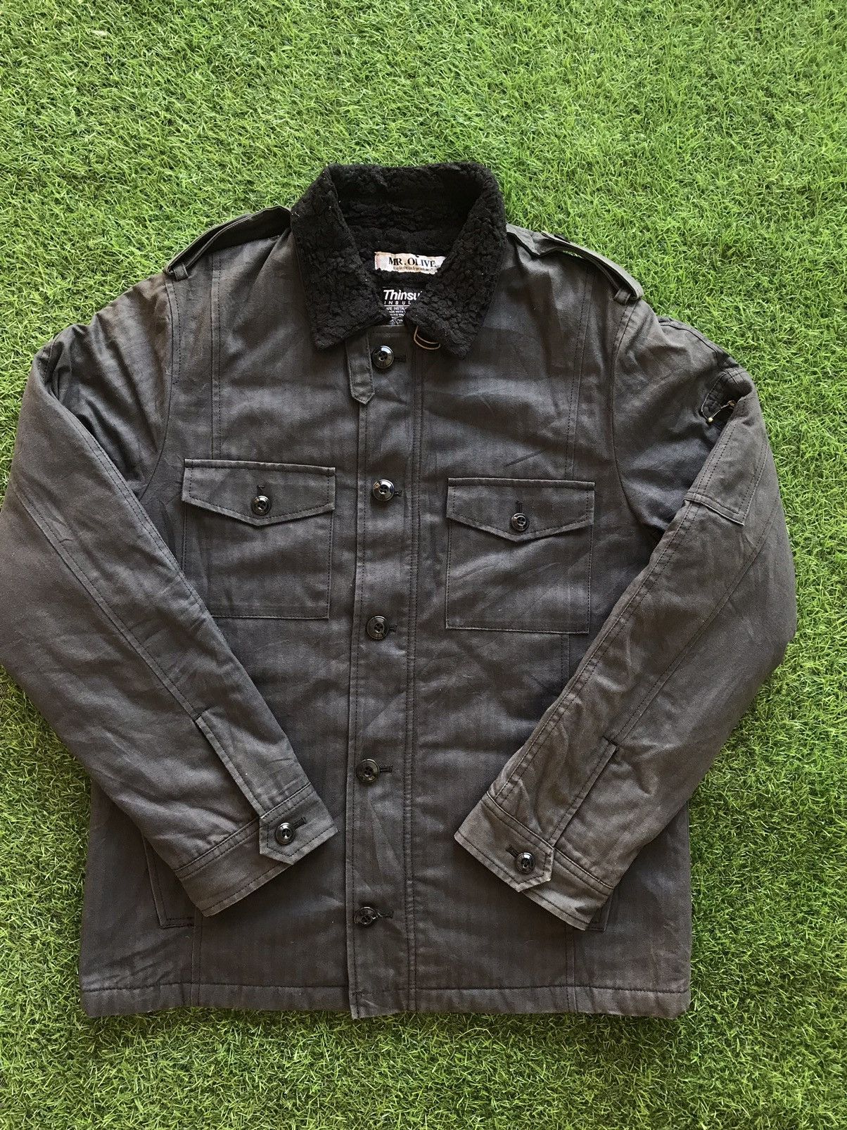 Vintage Vintage Super Rare Mr. Olive Fleece Jacket toyoenterprises Size US L / EU 52-54 / 3 - 1 Thumbnail