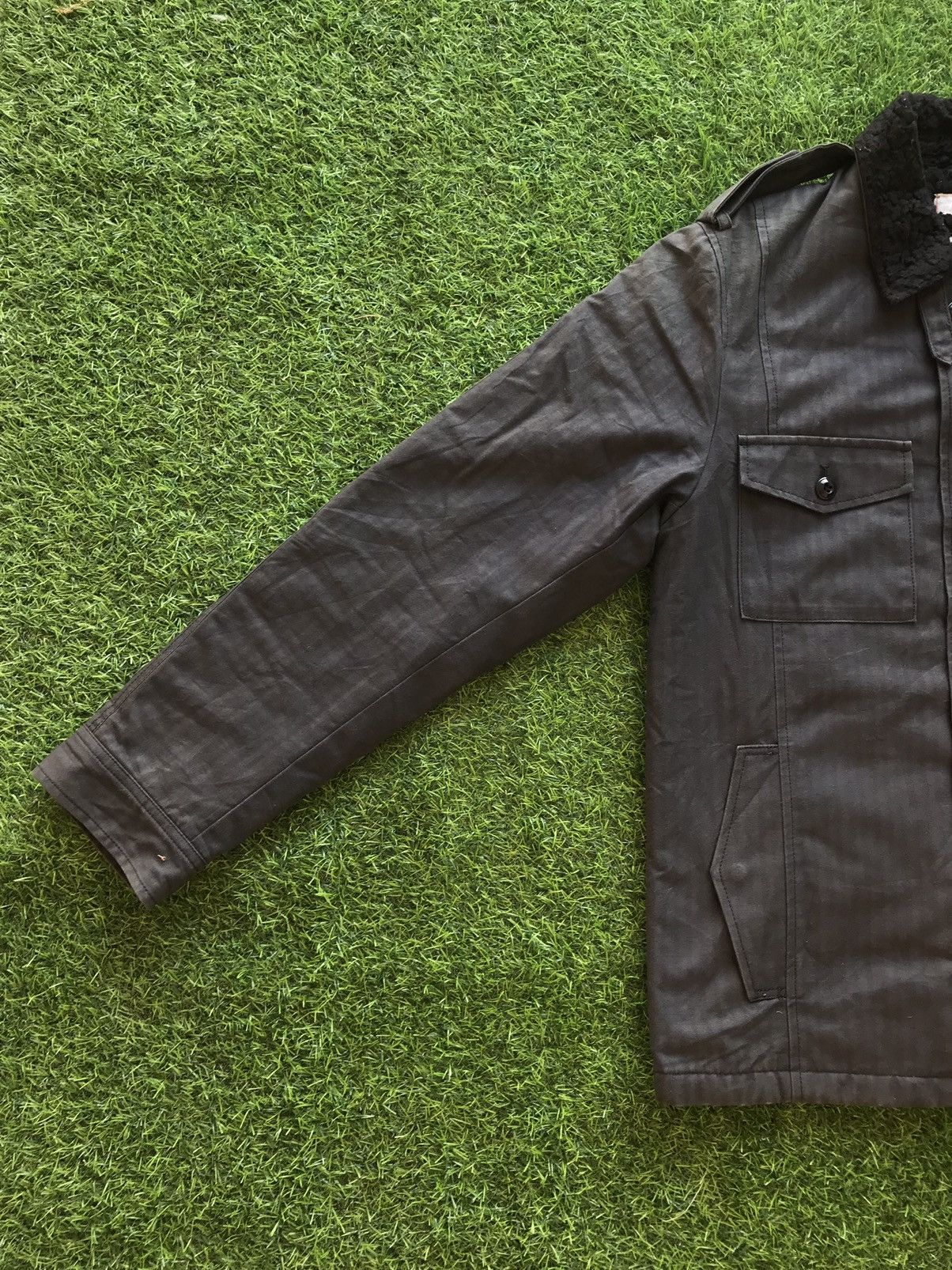 Vintage Vintage Super Rare Mr. Olive Fleece Jacket toyoenterprises Size US L / EU 52-54 / 3 - 4 Thumbnail