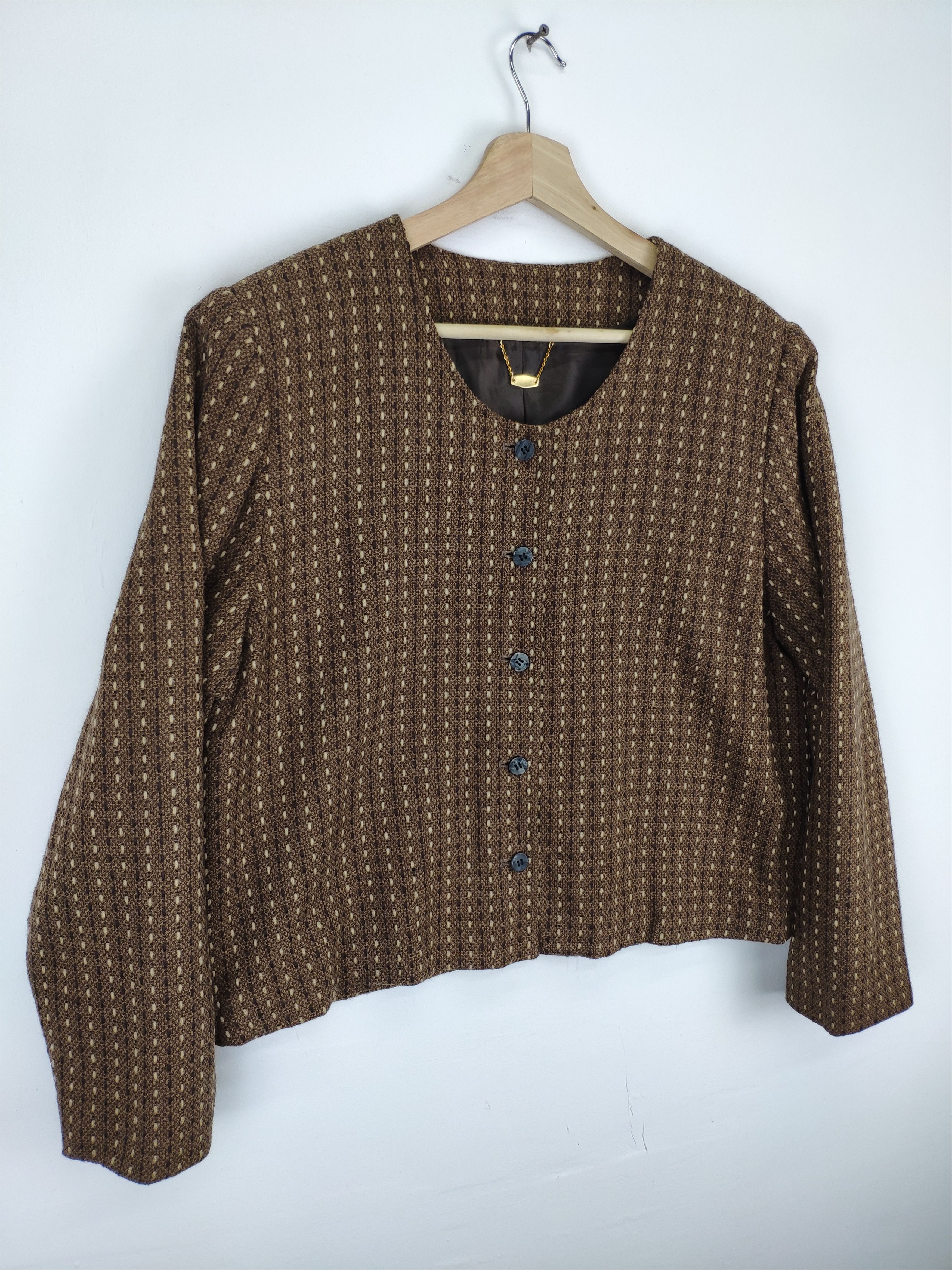 Japanese Brand Vintage Wool Cardigan Women Unbranded Size M / US 6-8 / IT 42-44 - 6 Thumbnail