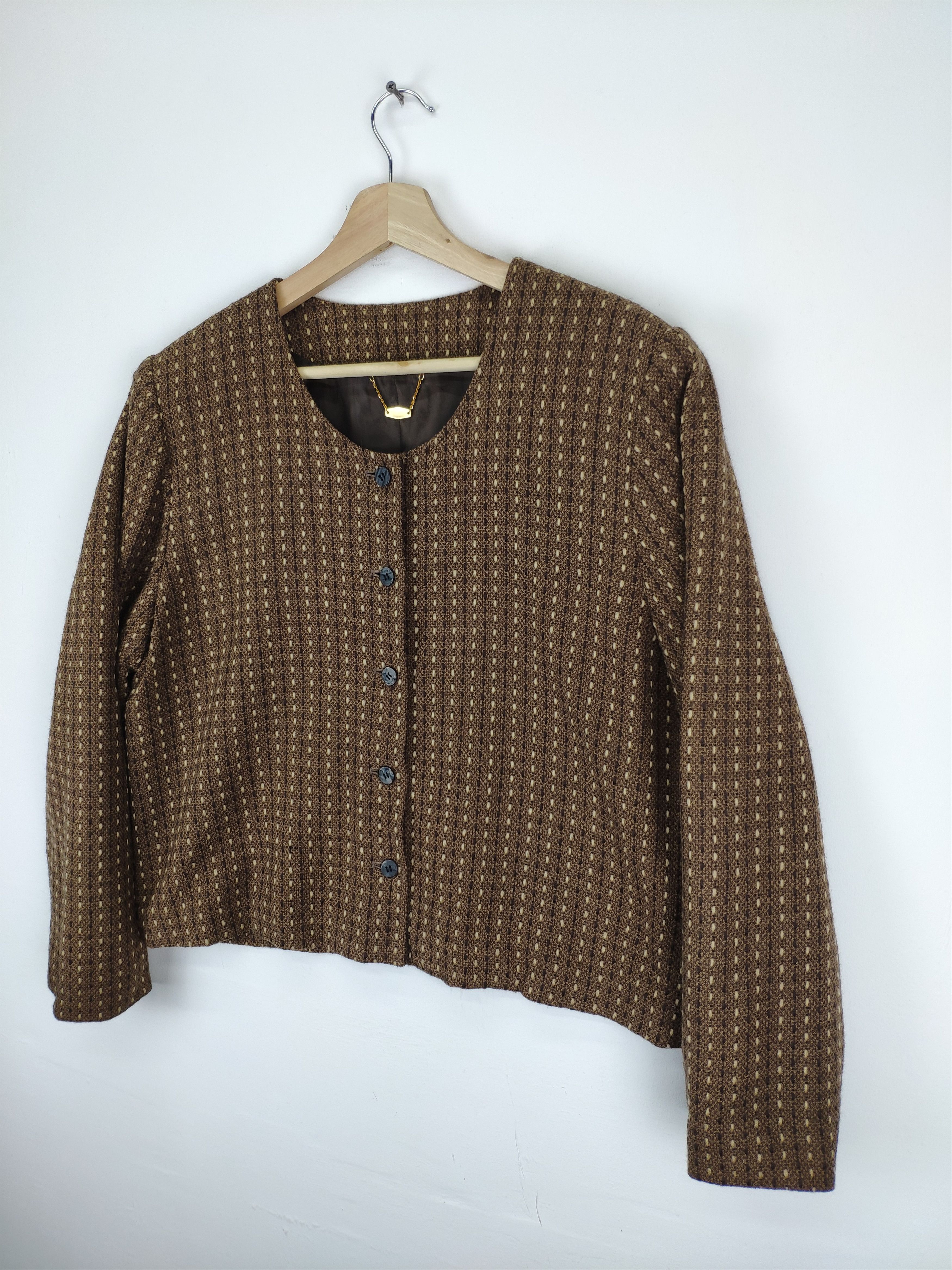 Japanese Brand Vintage Wool Cardigan Women Unbranded Size M / US 6-8 / IT 42-44 - 5 Thumbnail