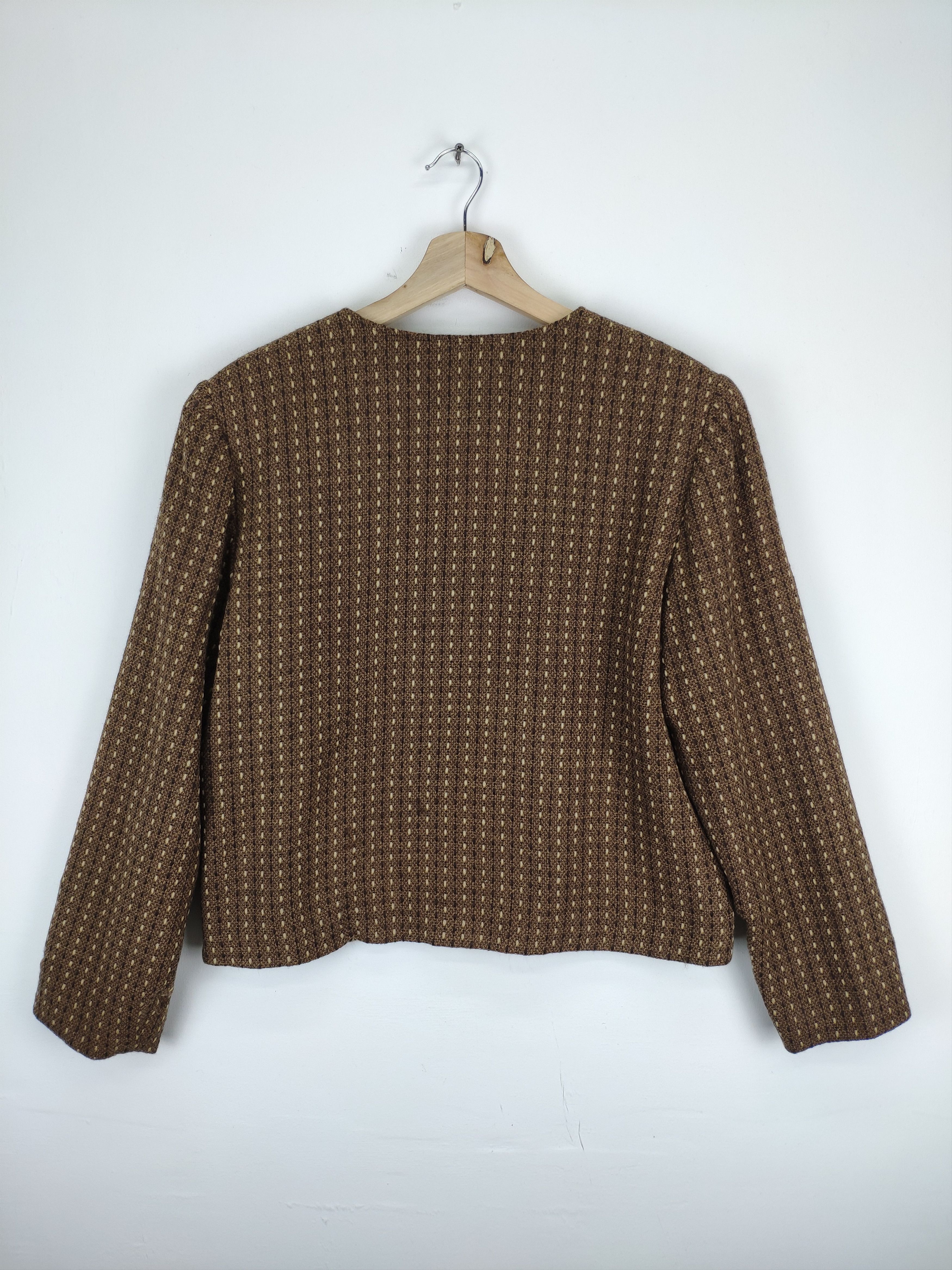 Japanese Brand Vintage Wool Cardigan Women Unbranded Size M / US 6-8 / IT 42-44 - 2 Thumbnail