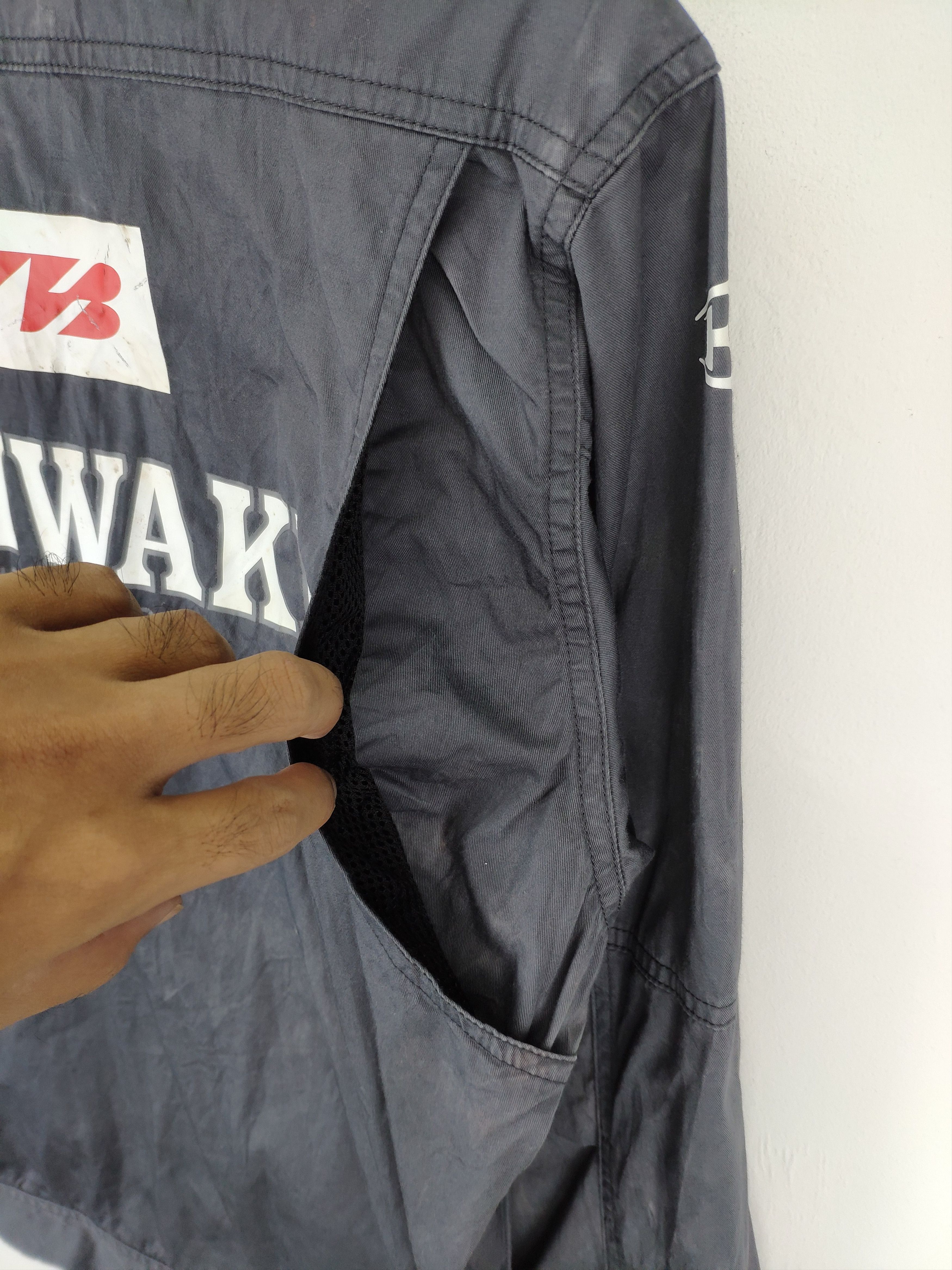 Japanese Brand × Vintage Vintage Workwear Jacket Moriwaki Racing Size US L / EU 52-54 / 3 - 19 Thumbnail