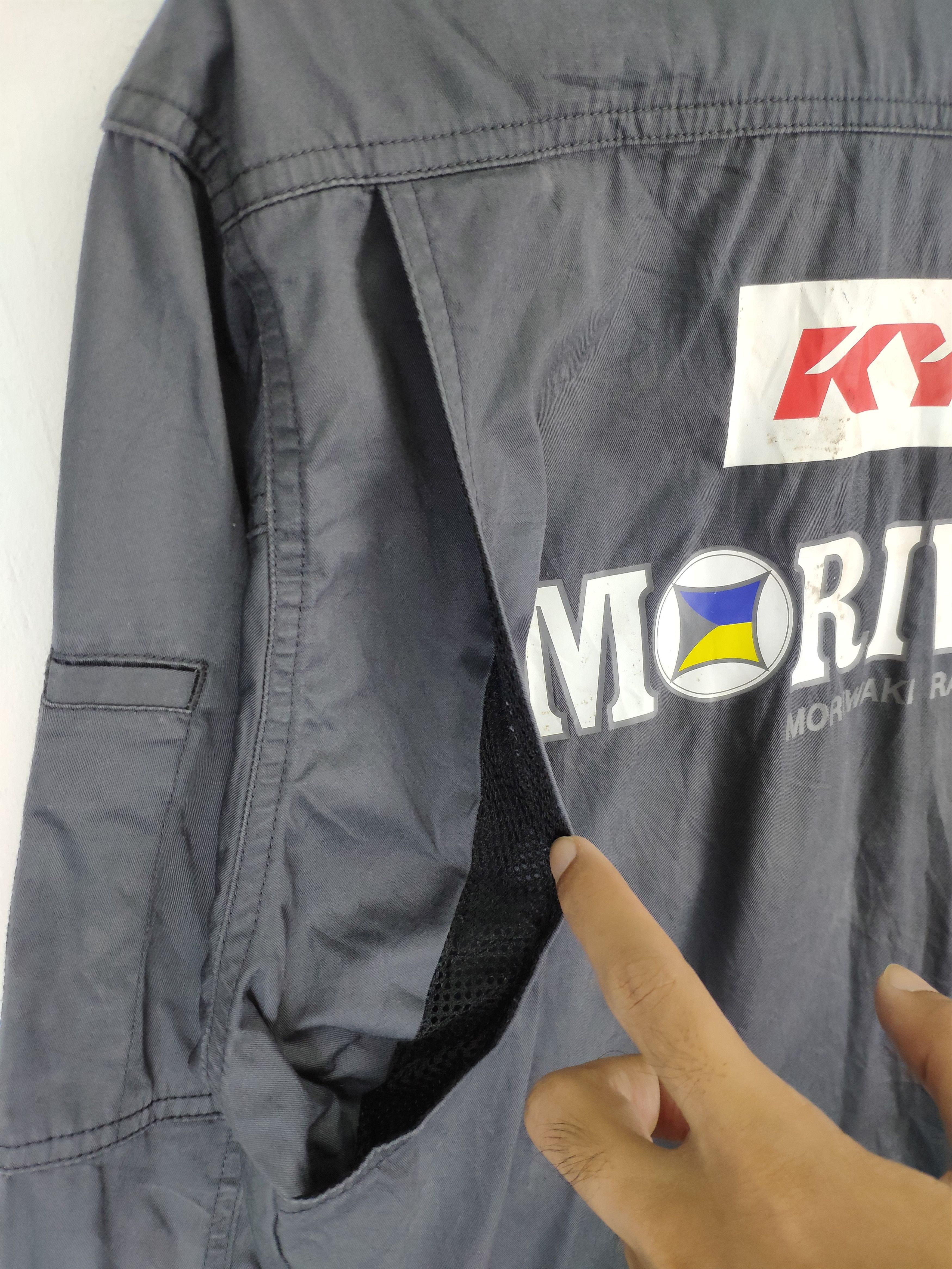 Japanese Brand × Vintage Vintage Workwear Jacket Moriwaki Racing Size US L / EU 52-54 / 3 - 18 Thumbnail