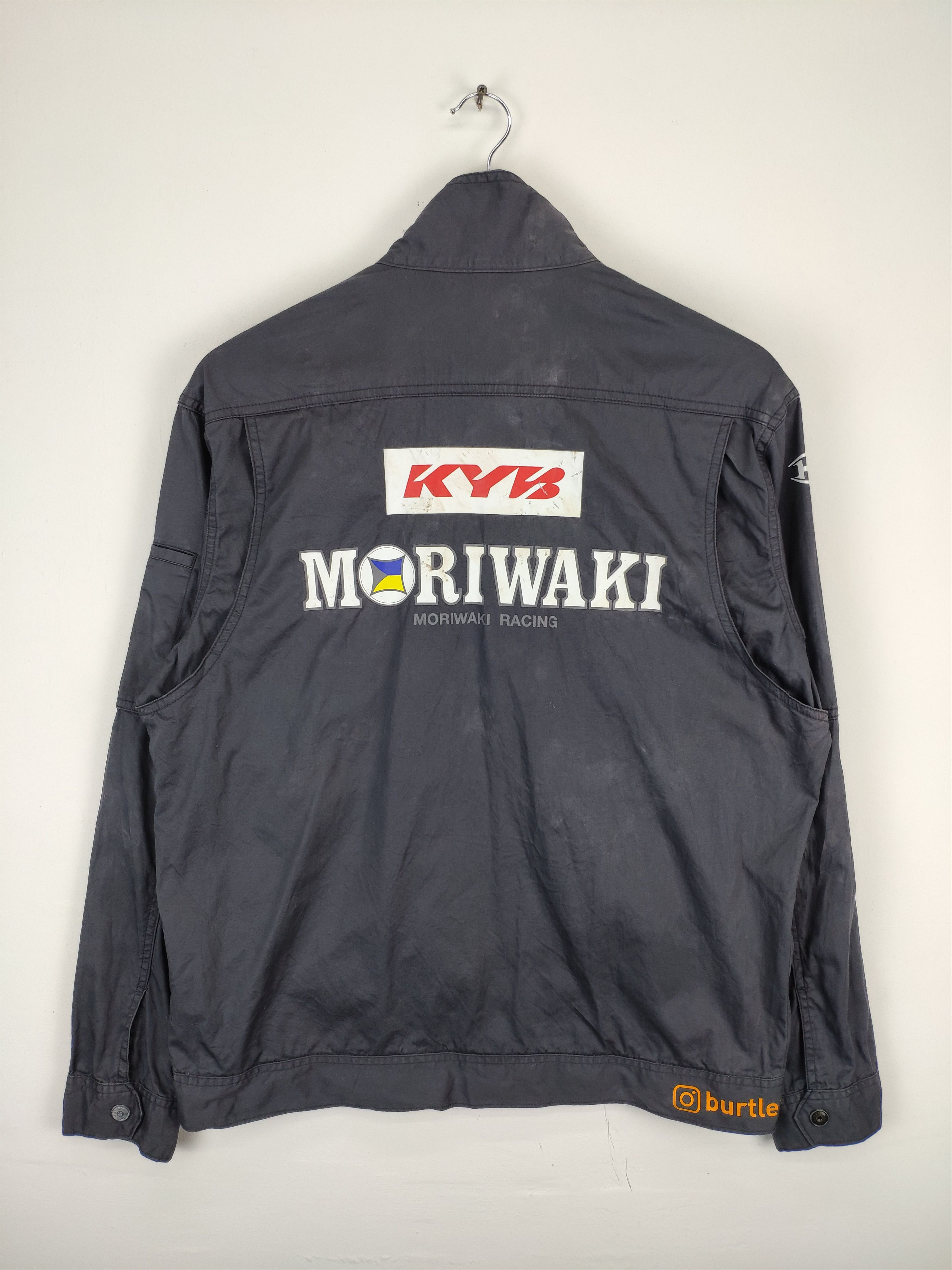 Japanese Brand × Vintage Vintage Workwear Jacket Moriwaki Racing Size US L / EU 52-54 / 3 - 2 Thumbnail