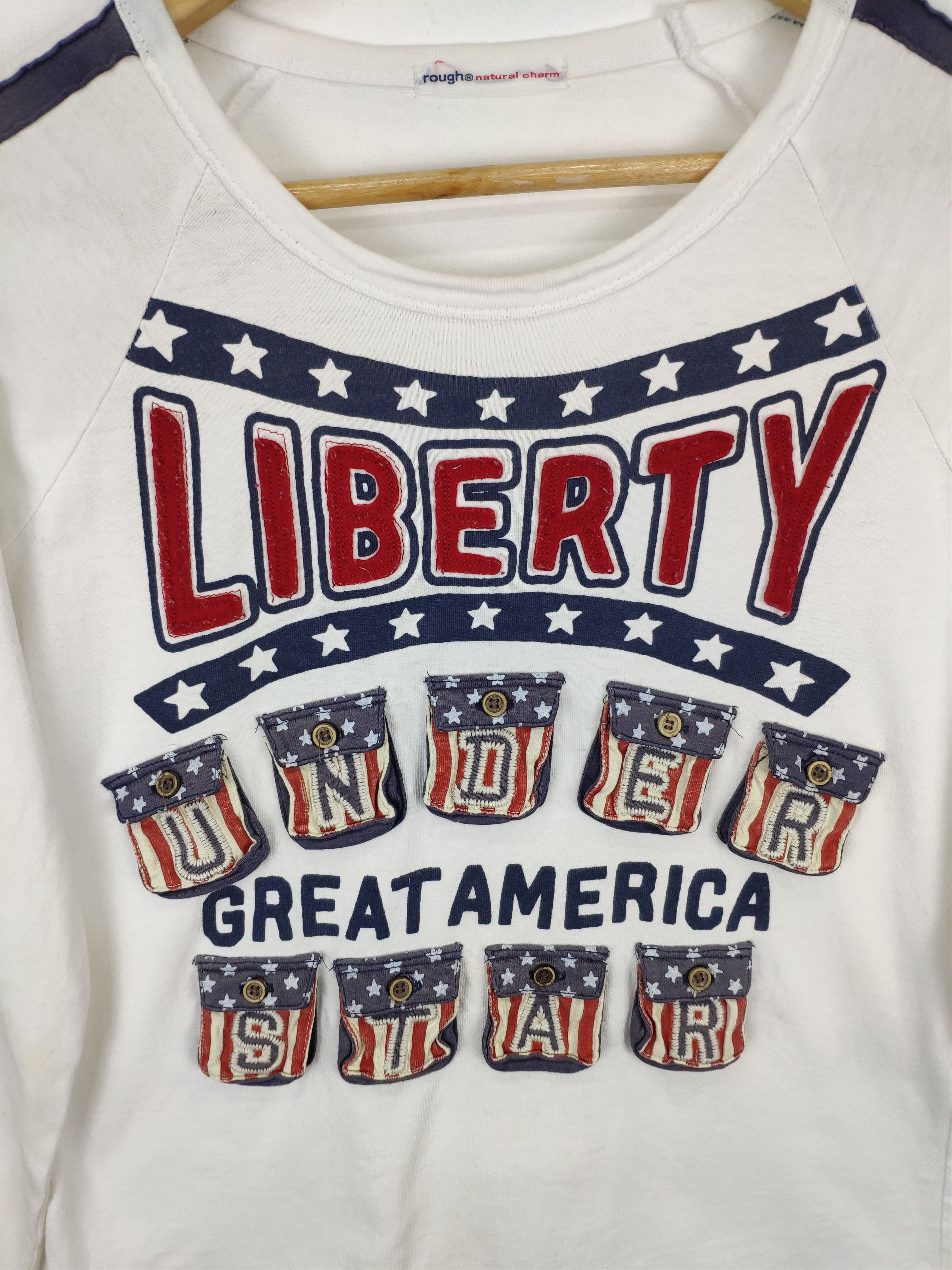 Vintage Vintage Liberty Great America Long Sleeve Shirt Size S / US 4 / IT 40 - 10 Thumbnail
