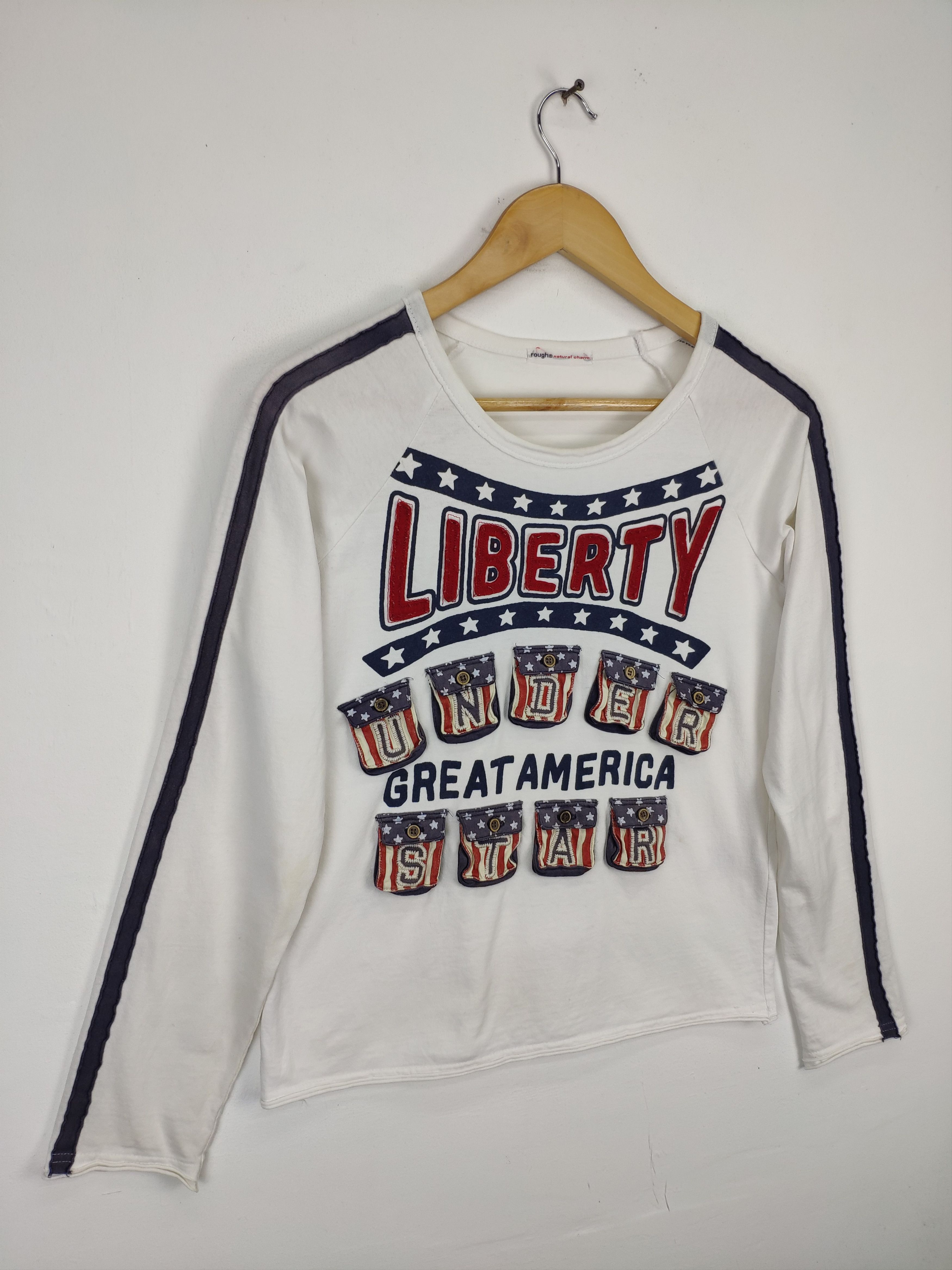 Vintage Vintage Liberty Great America Long Sleeve Shirt Size S / US 4 / IT 40 - 7 Thumbnail