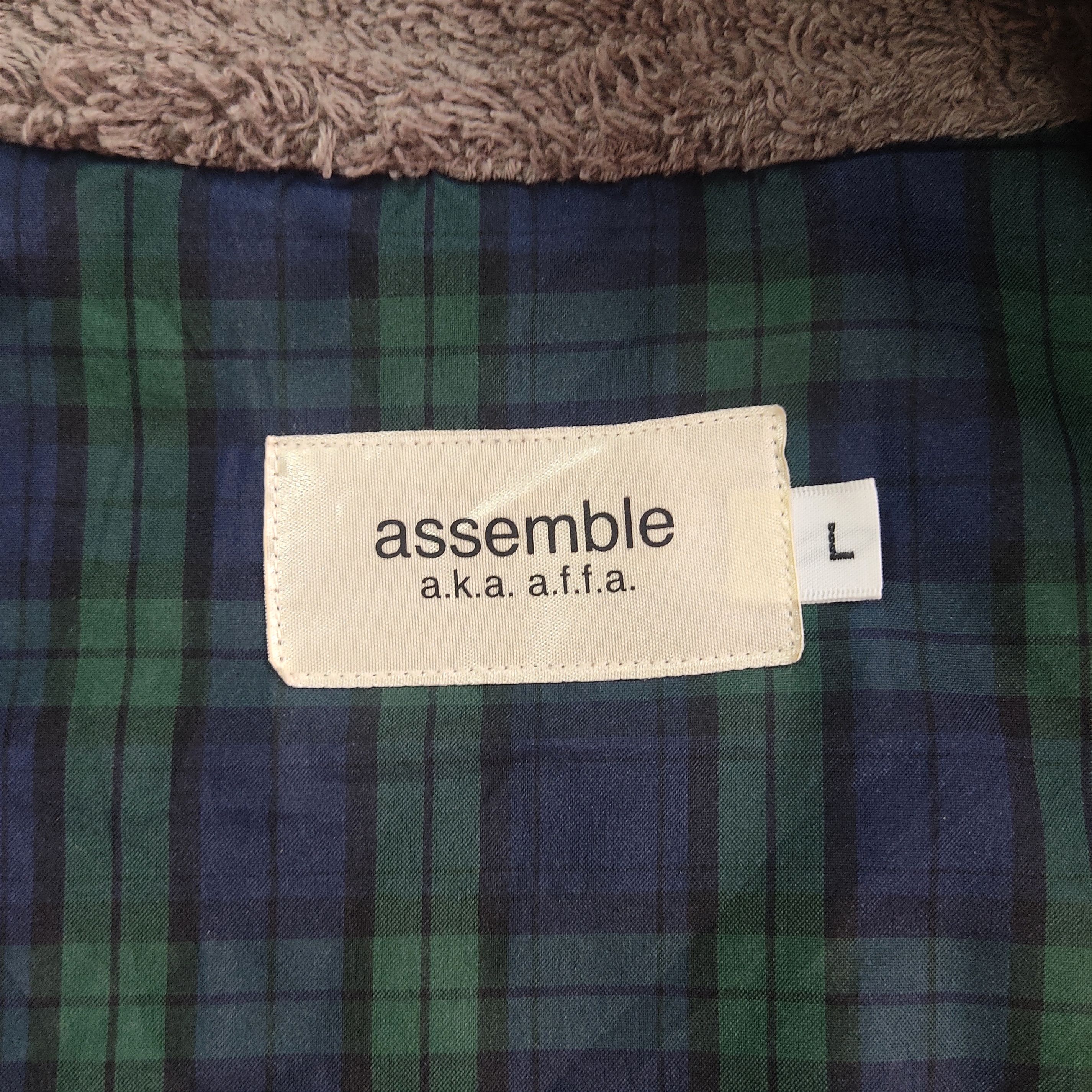 A.F.F.A. Assemble a.k.a A.F.F.A Outer Brushed Blouson Jacket Size US L / EU 52-54 / 3 - 12 Thumbnail