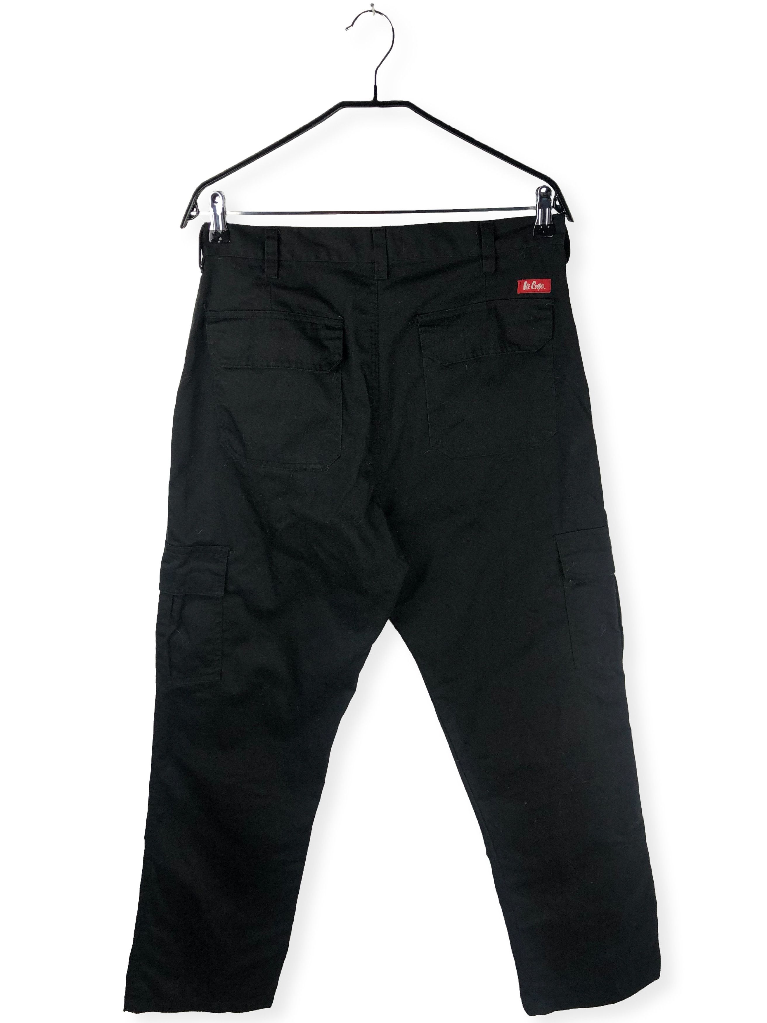 Lee Vintage LEE Cooper Black Cargo Pants M239 Size US 32 / EU 48 - 9 Thumbnail