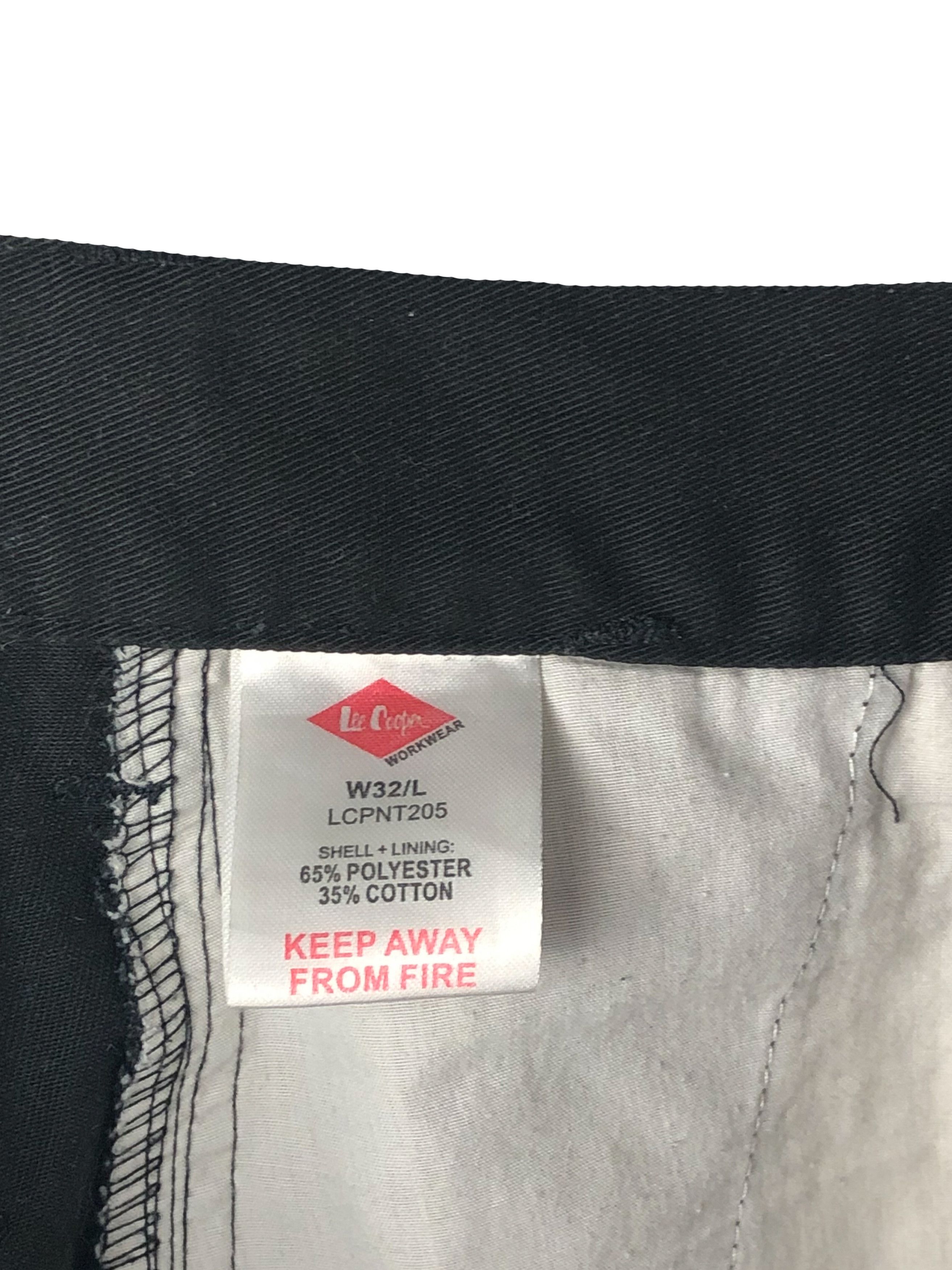 Lee Vintage LEE Cooper Black Cargo Pants M239 Size US 32 / EU 48 - 8 Thumbnail