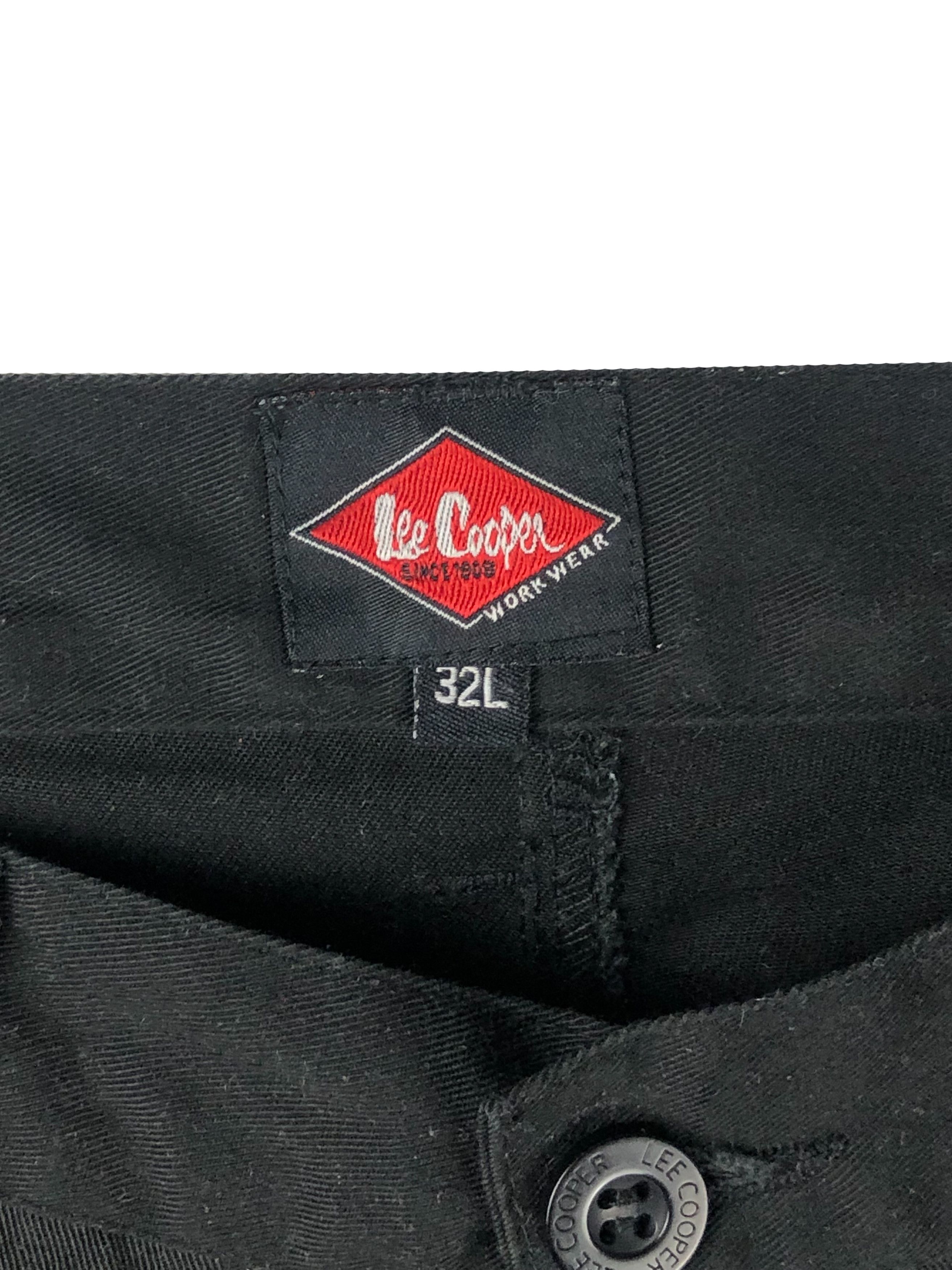 Lee Vintage LEE Cooper Black Cargo Pants M239 Size US 32 / EU 48 - 7 Thumbnail