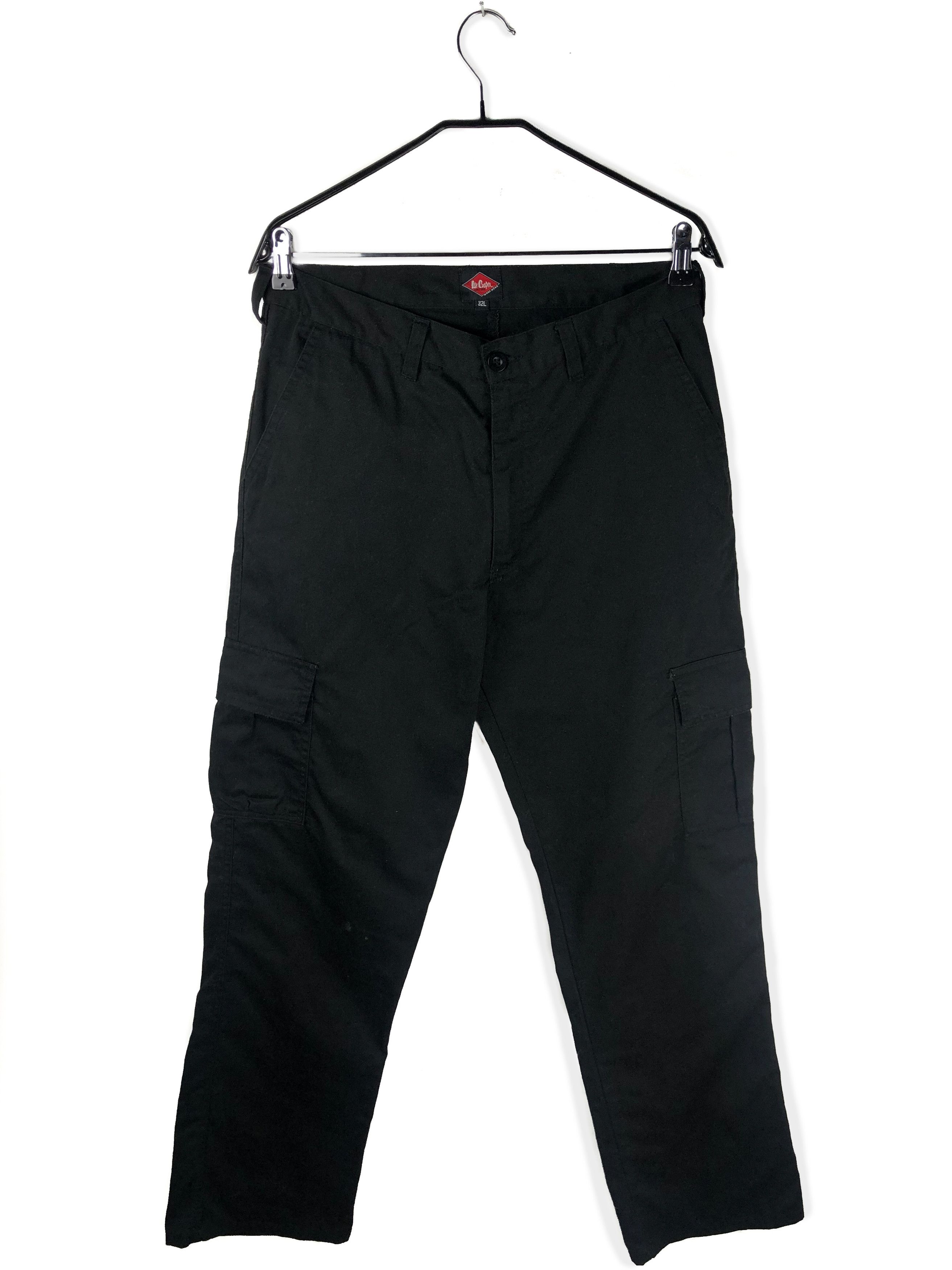 Lee Vintage LEE Cooper Black Cargo Pants M239 Size US 32 / EU 48 - 1 Thumbnail