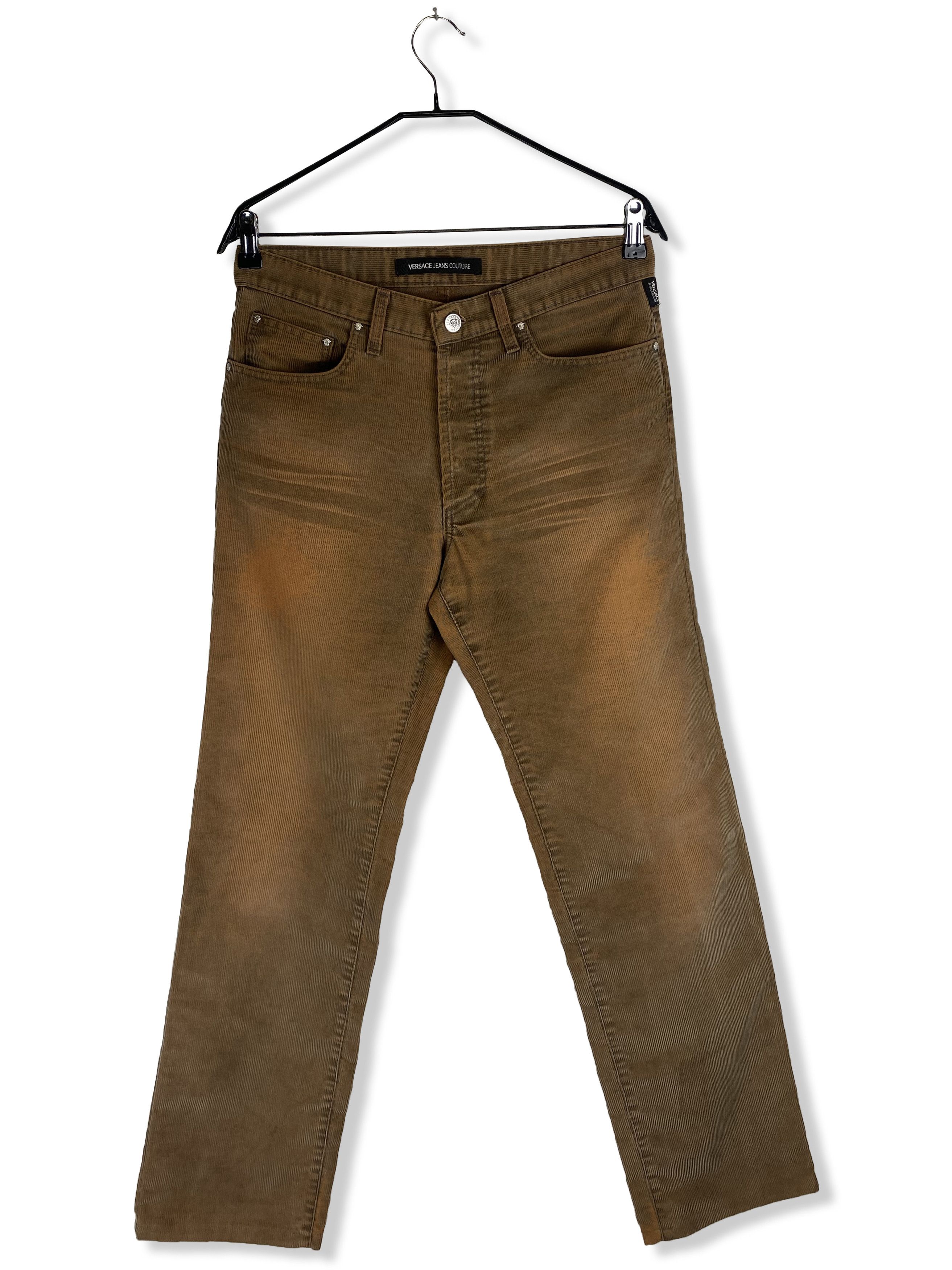 Versace Jeans Couture Vintage VERSACE Corduroy Distressed Pants M320 Size US 31 - 3 Thumbnail