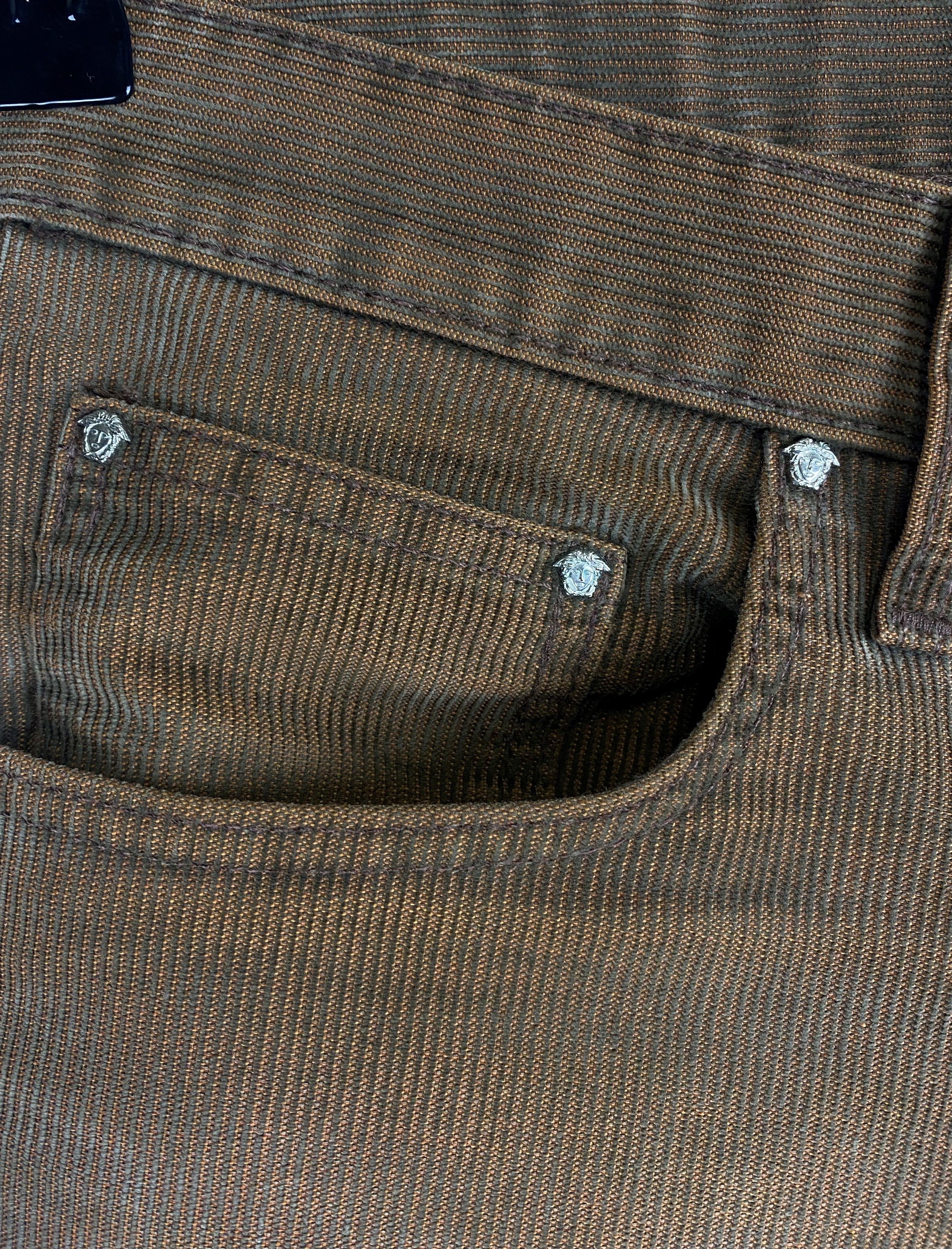 Versace Jeans Couture Vintage VERSACE Corduroy Distressed Pants M320 Size US 31 - 7 Thumbnail