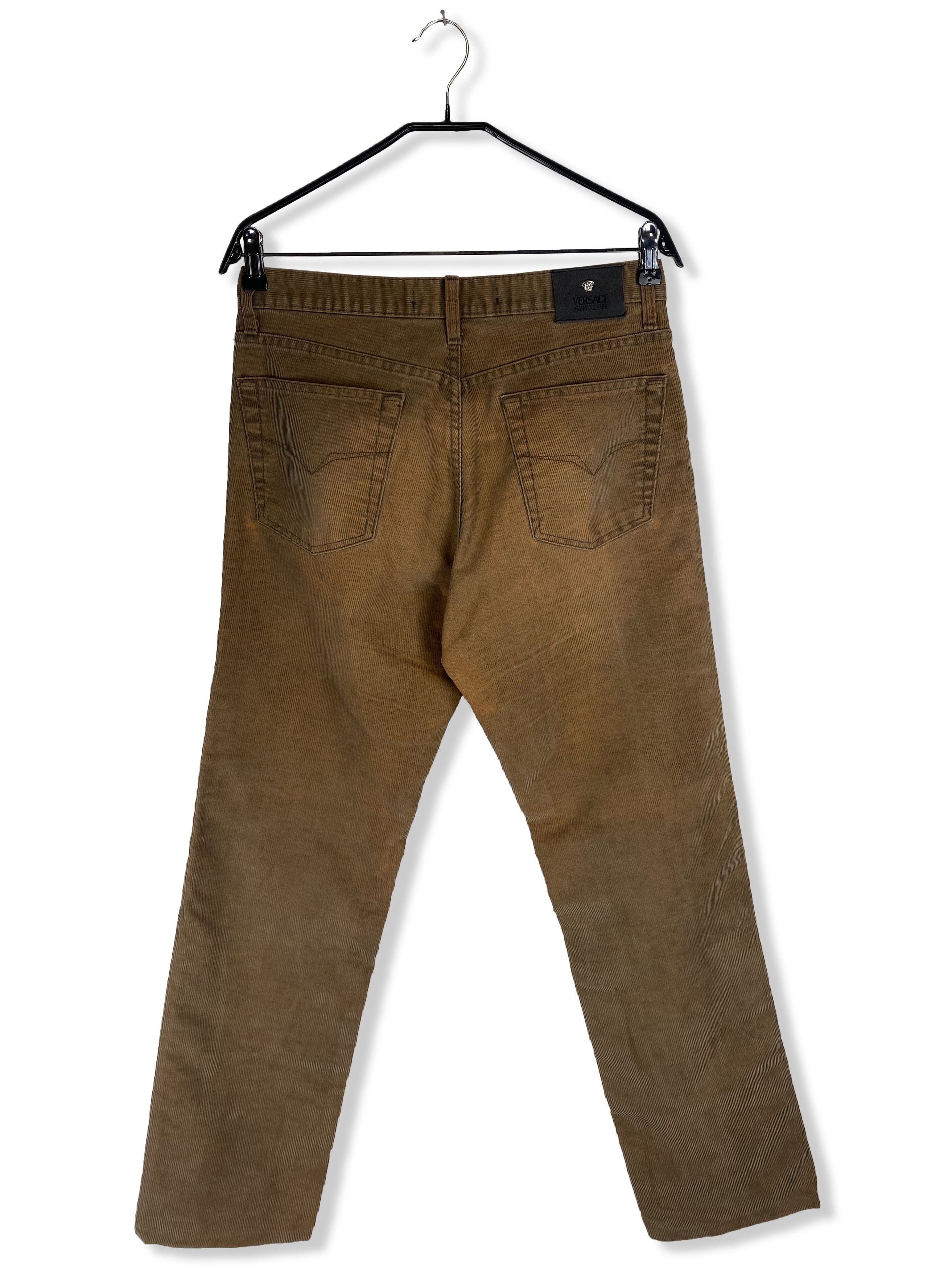 Versace Jeans Couture Vintage VERSACE Corduroy Distressed Pants M320 Size US 31 - 1 Thumbnail