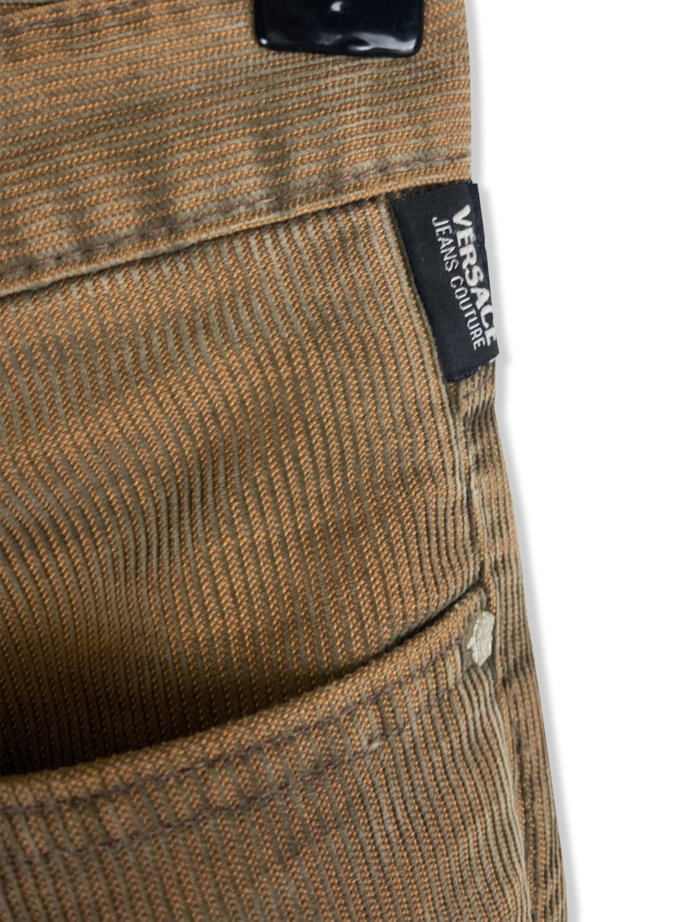 Versace Jeans Couture Vintage VERSACE Corduroy Distressed Pants M320 Size US 31 - 6 Thumbnail