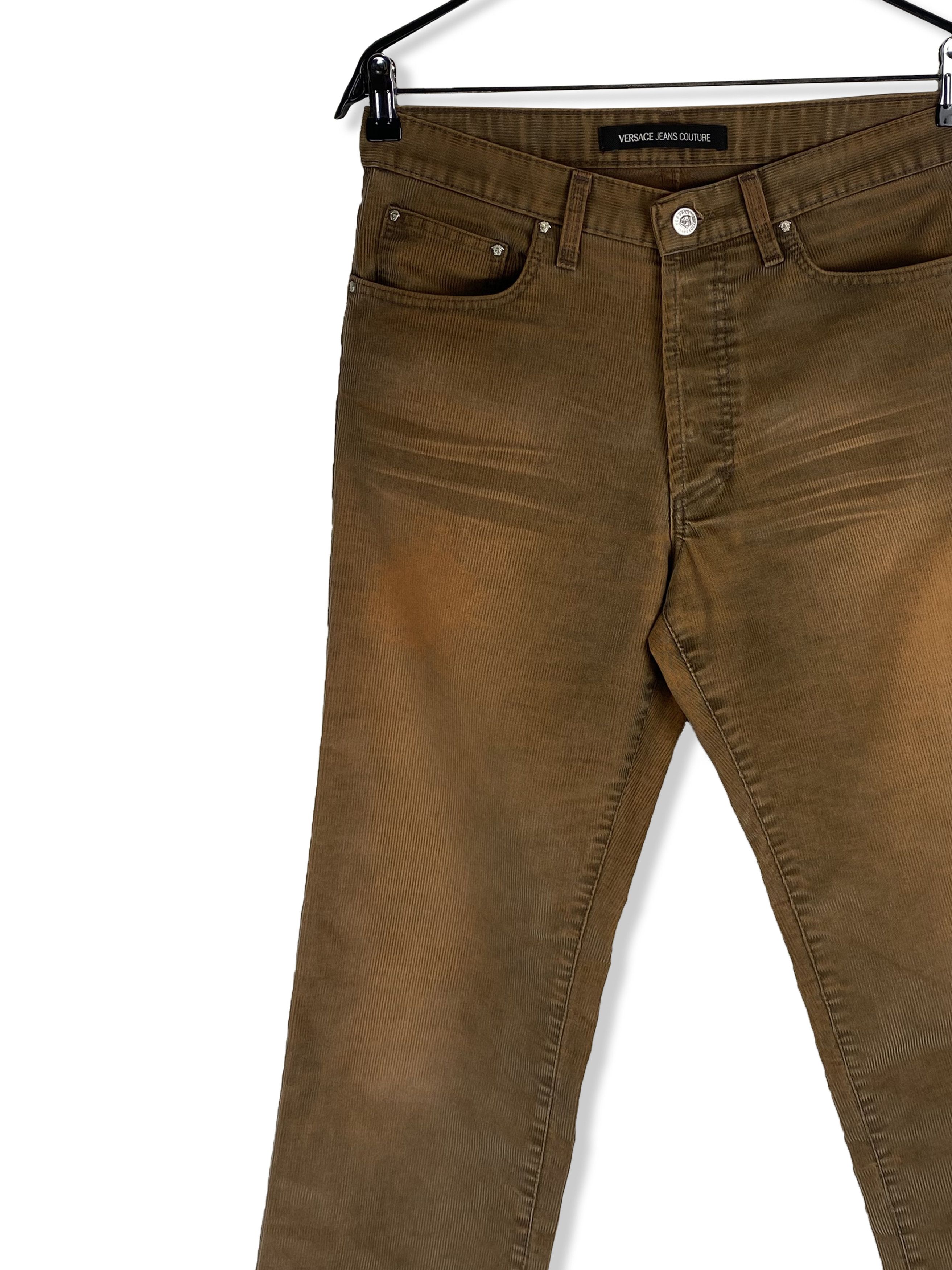 Versace Jeans Couture Vintage VERSACE Corduroy Distressed Pants M320 Size US 31 - 5 Thumbnail