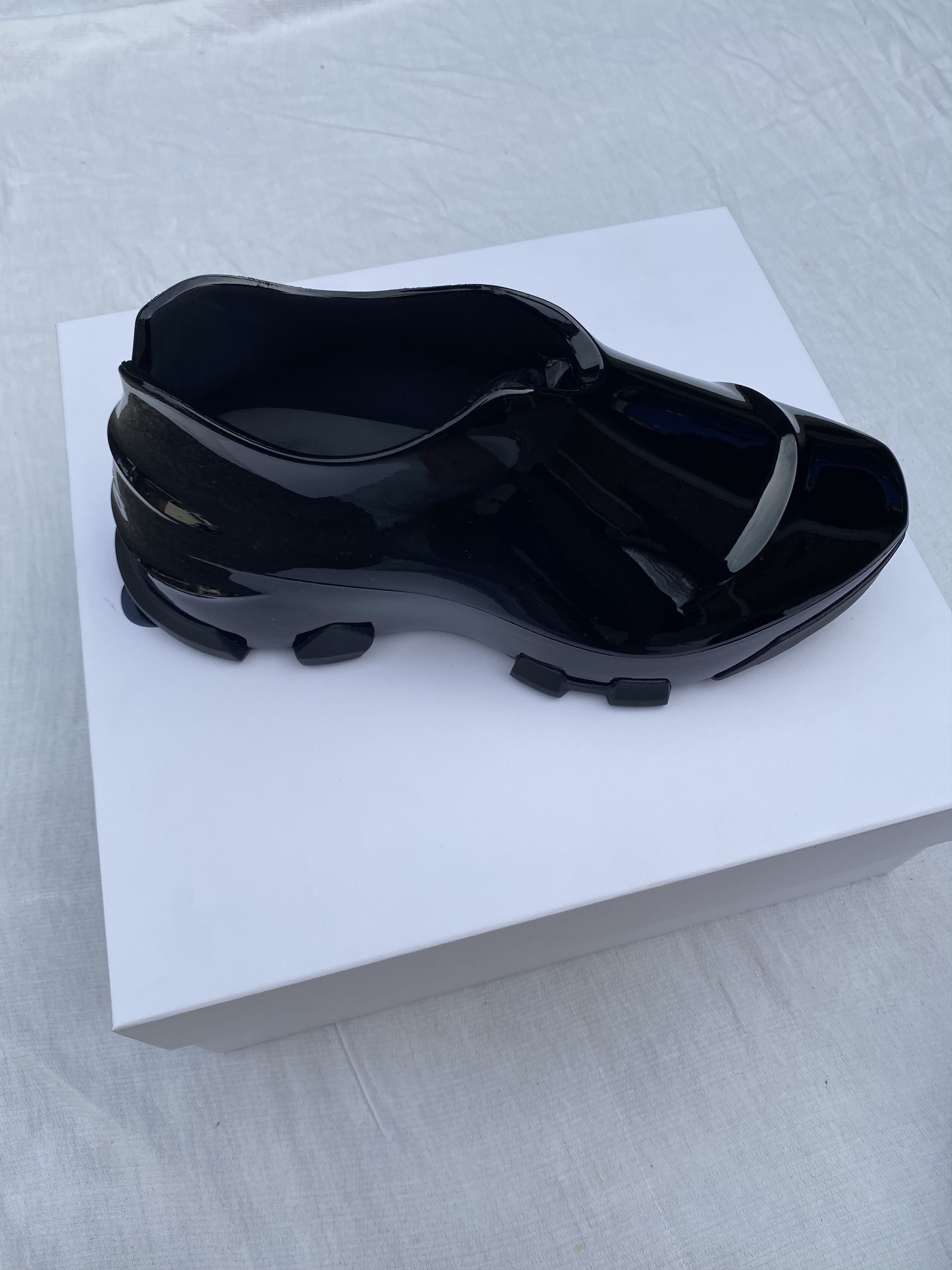 Givenchy Monumental Mallow Low - Shiny Black Rubber Size US 13 / EU 46 - 4 Thumbnail