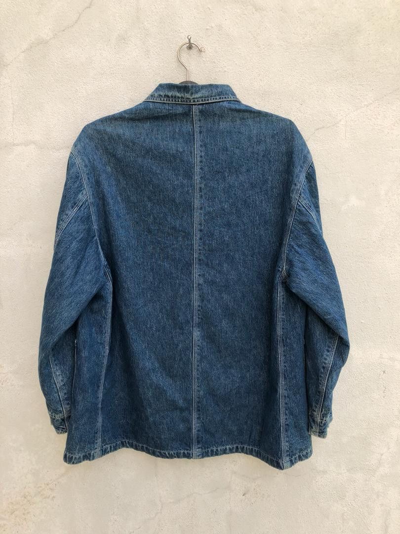 Levi's × Levi's Vintage Clothing Vintage 90s LVC Blanket Lining Denim Chore Jacket Size US M / EU 48-50 / 2 - 8 Thumbnail