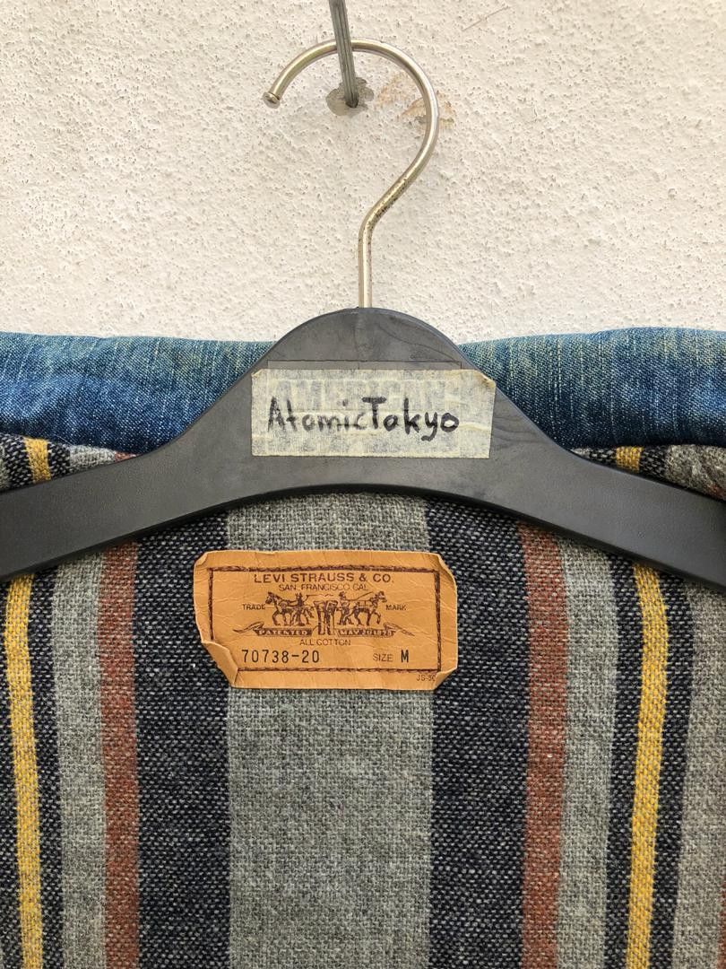 Levi's × Levi's Vintage Clothing Vintage 90s LVC Blanket Lining Denim Chore Jacket Size US M / EU 48-50 / 2 - 14 Thumbnail