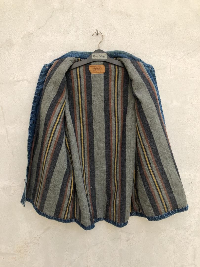 Levi's × Levi's Vintage Clothing Vintage 90s LVC Blanket Lining Denim Chore Jacket Size US M / EU 48-50 / 2 - 13 Thumbnail