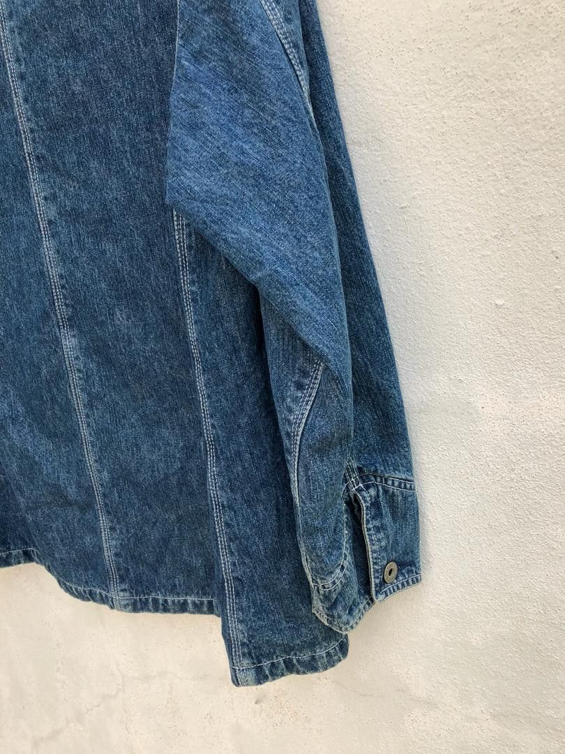 Levi's × Levi's Vintage Clothing Vintage 90s LVC Blanket Lining Denim Chore Jacket Size US M / EU 48-50 / 2 - 12 Thumbnail