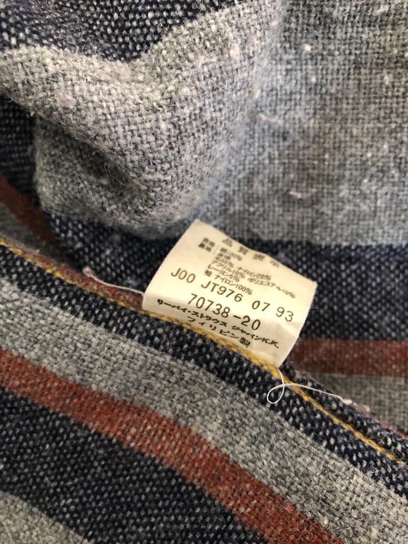 Levi's × Levi's Vintage Clothing Vintage 90s LVC Blanket Lining Denim Chore Jacket Size US M / EU 48-50 / 2 - 18 Thumbnail