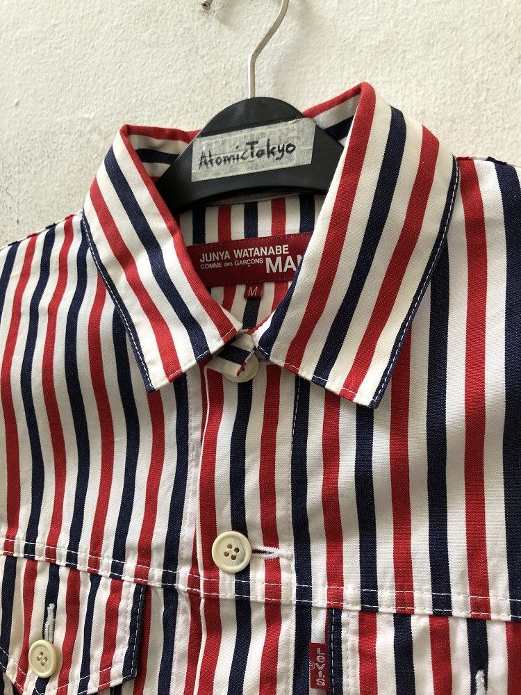 Comme des Garcons × Junya Watanabe Junya Watanabe Man CDG X Levis AD2002 Multi Color Stripe Size US S / EU 44-46 / 1 - 4 Thumbnail