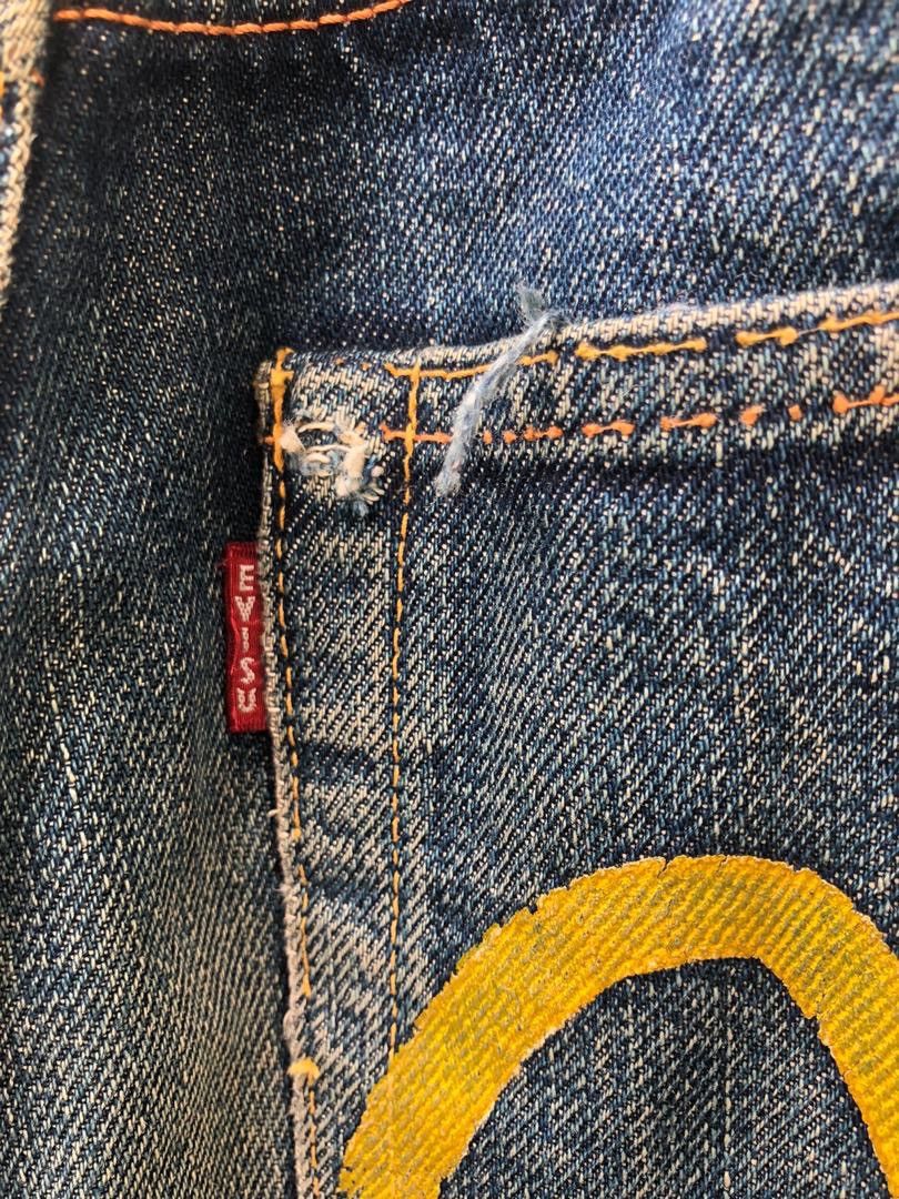 Evisu × Vintage Vintage 2000 Evisu No 1 Special Selvedge Denim Jeans Size US 31 - 6 Thumbnail