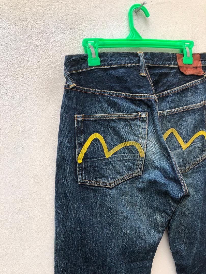 Evisu × Vintage Vintage 2000 Evisu No 1 Special Selvedge Denim Jeans Size US 31 - 4 Thumbnail