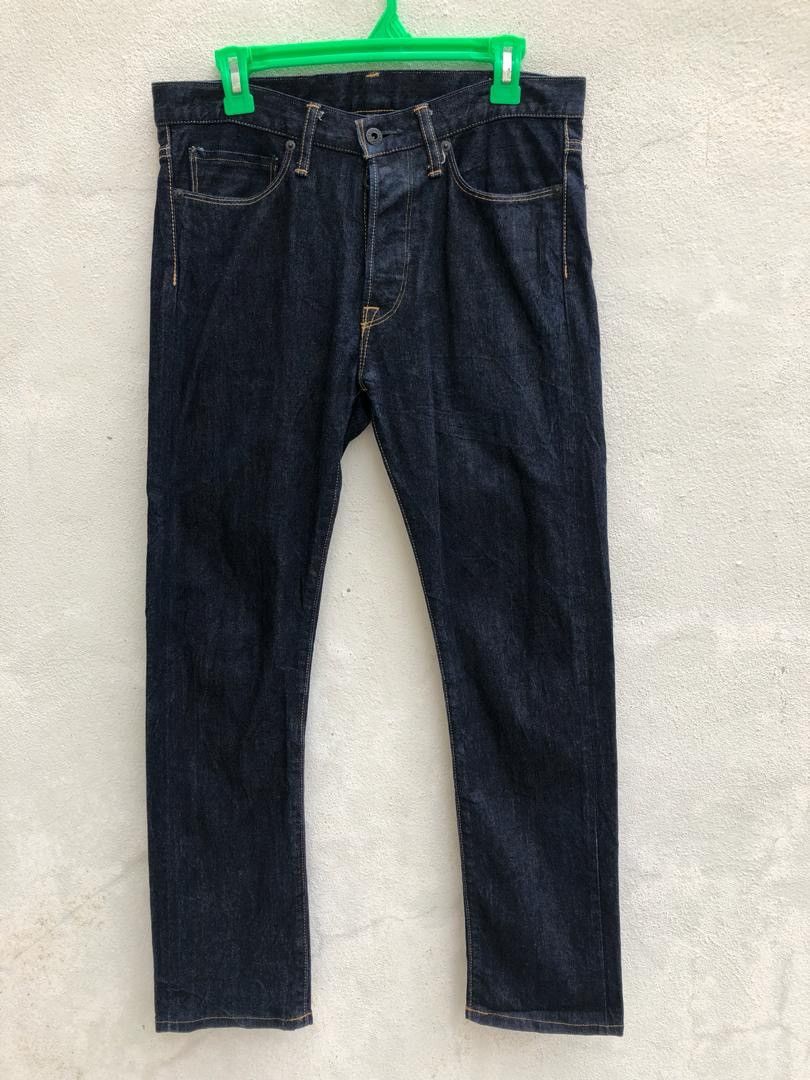 Indigo × KURO 👉🔥 Iconic Kura Japan Redline Selvedge Slim Denim Jeans Size US 30 / EU 46 - 1 Thumbnail
