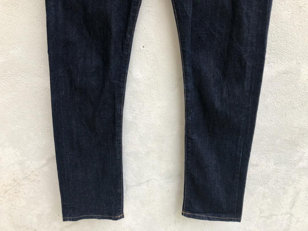 Indigo × KURO 👉🔥 Iconic Kura Japan Redline Selvedge Slim Denim Jeans Size US 30 / EU 46 - 4 Thumbnail