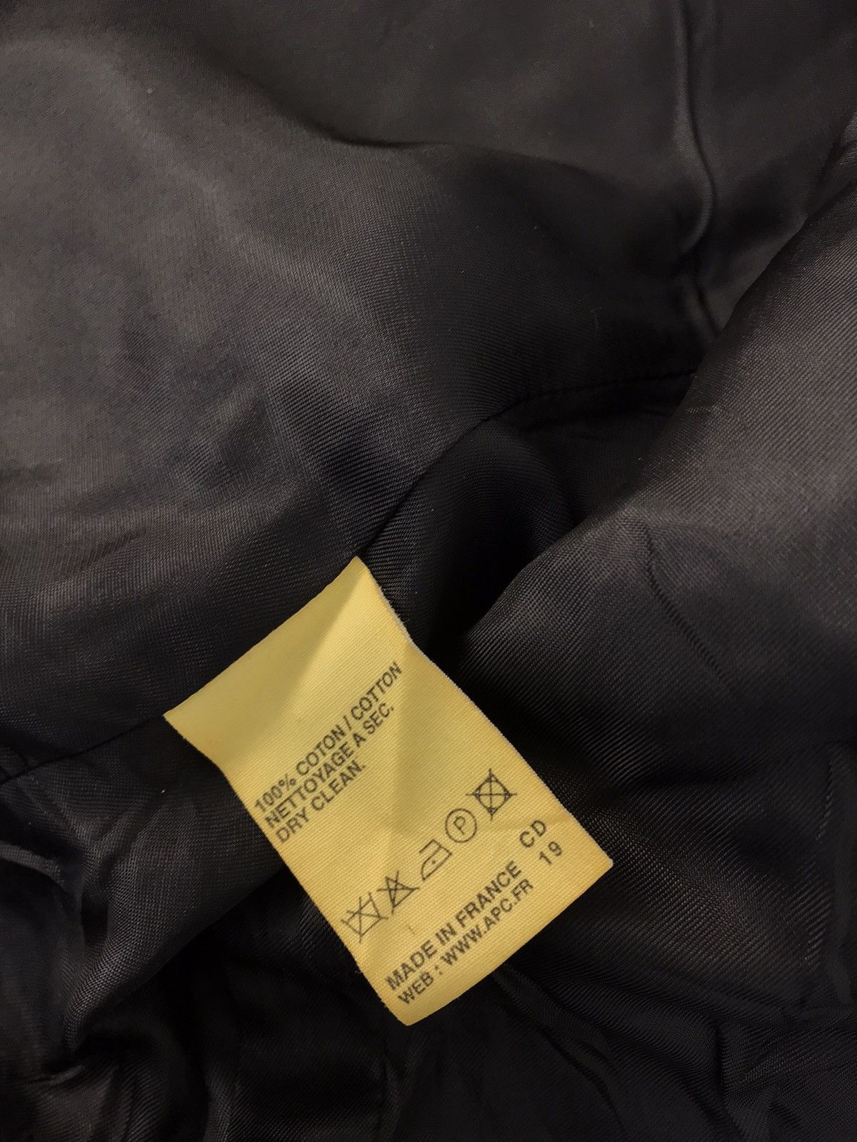A.P.C. A.P.C Rue De Fleurs Paris Black Simple Blazer Coat Jacket Size S / US 4 / IT 40 - 7 Thumbnail