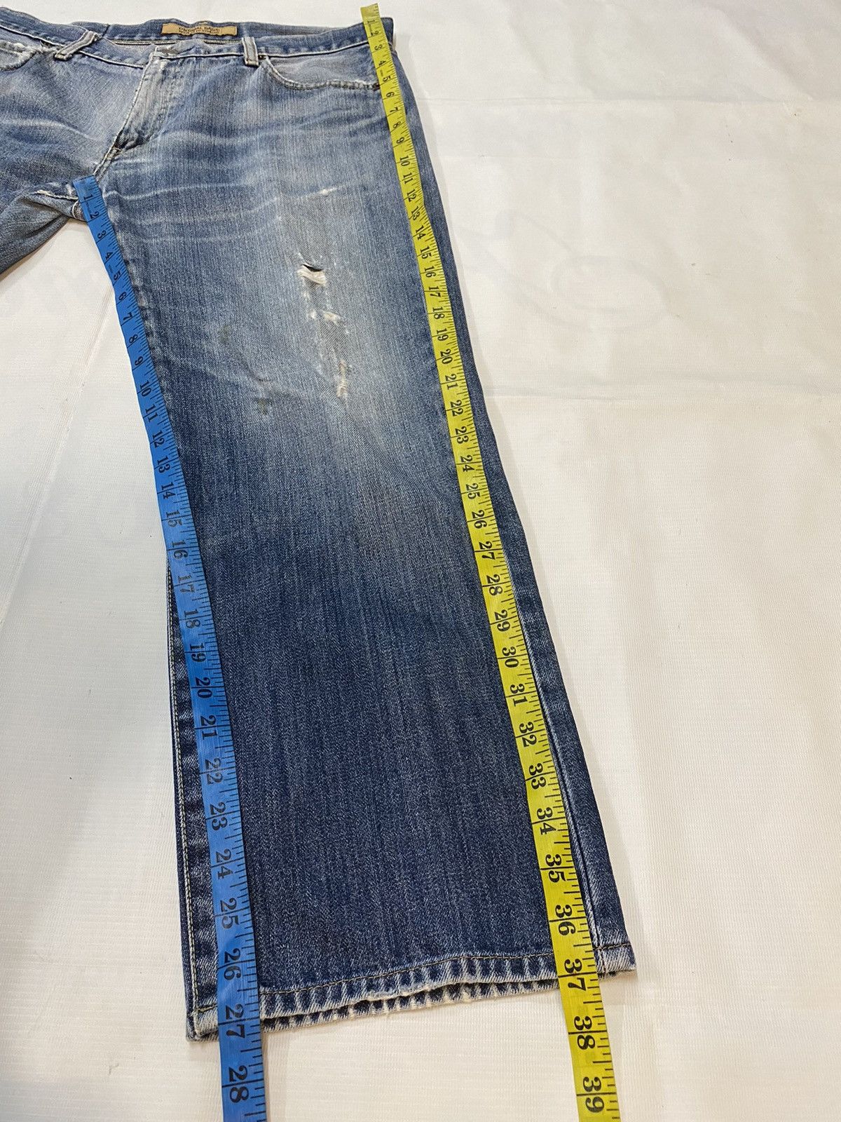 Japanese Brand × Uniqlo × Vintage S002 Uniqlo Distressed Denim Pant Size US 34 / EU 50 - 18 Thumbnail