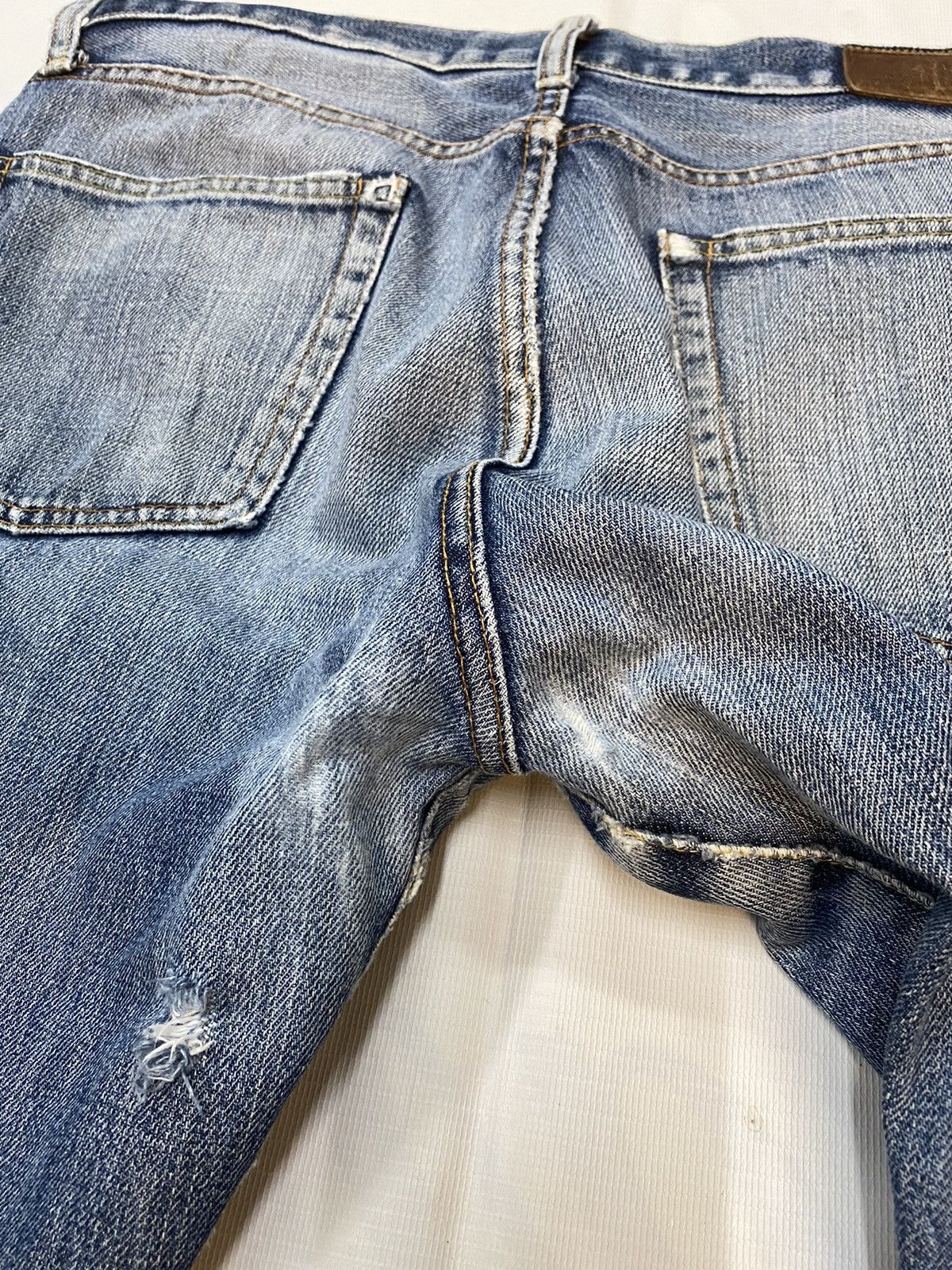 Japanese Brand × Uniqlo × Vintage S002 Uniqlo Distressed Denim Pant Size US 34 / EU 50 - 16 Thumbnail