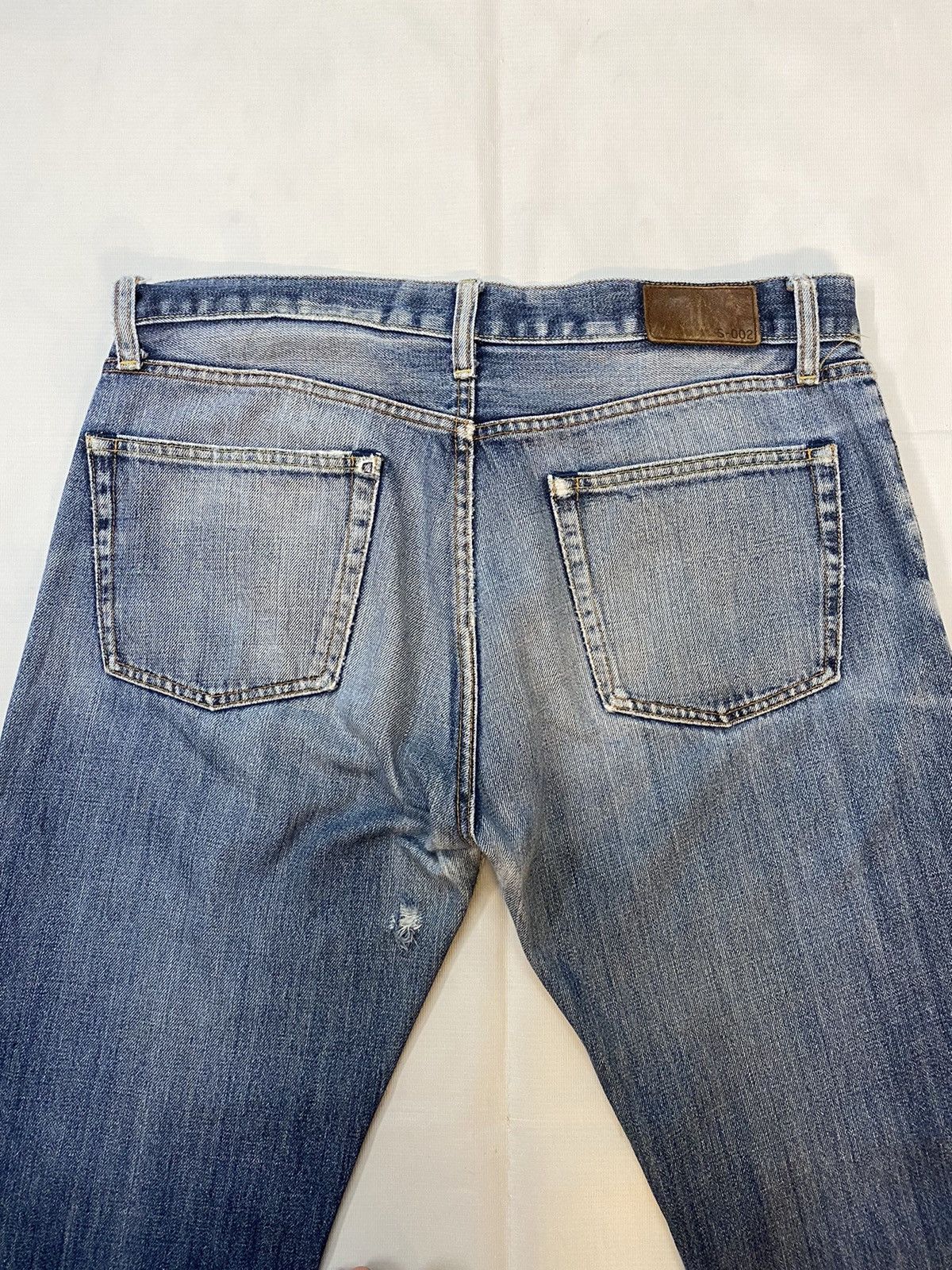Japanese Brand × Uniqlo × Vintage S002 Uniqlo Distressed Denim Pant Size US 34 / EU 50 - 13 Thumbnail