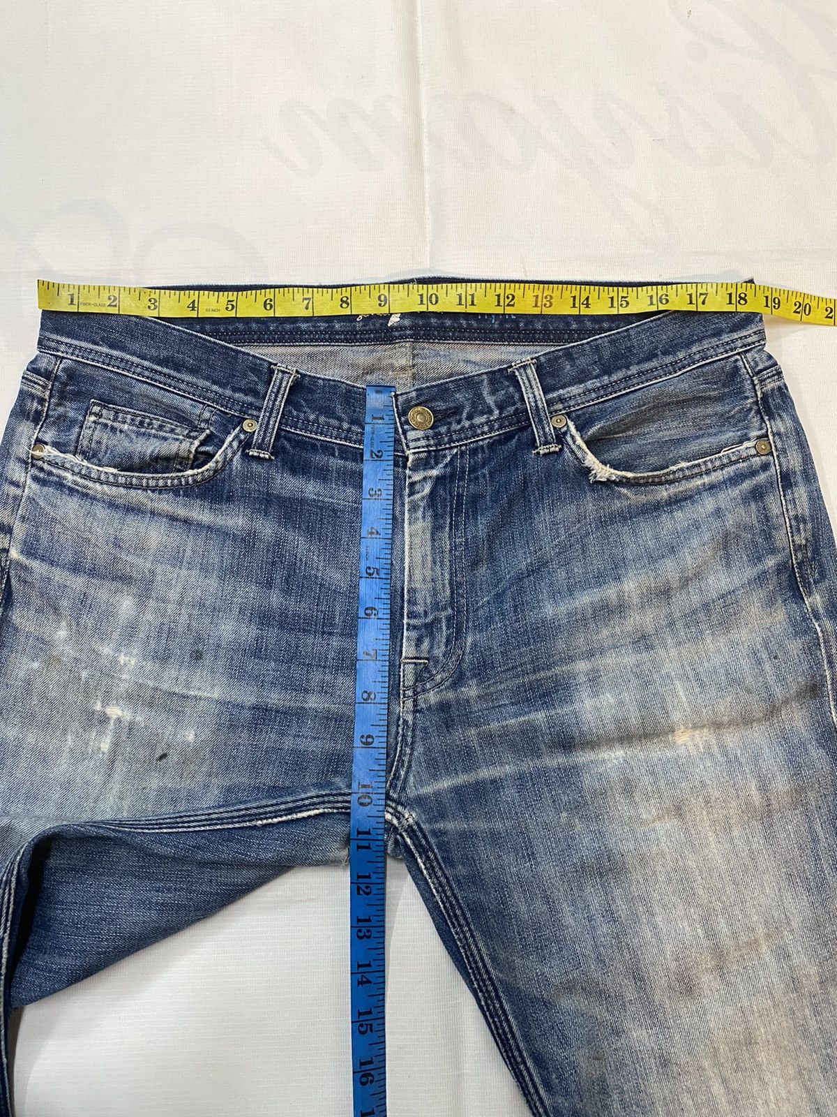 7 For All Mankind 7 For All Mandkind Distressed Denim Pant Size US 36 / EU 52 - 20 Thumbnail