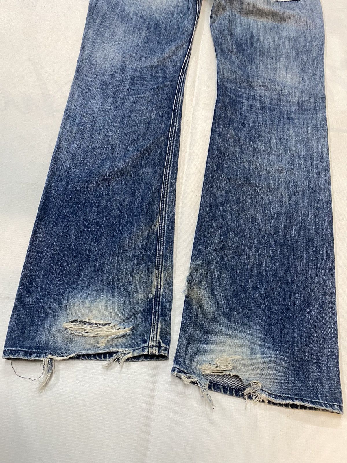 7 For All Mankind 7 For All Mandkind Distressed Denim Pant Size US 36 / EU 52 - 19 Thumbnail