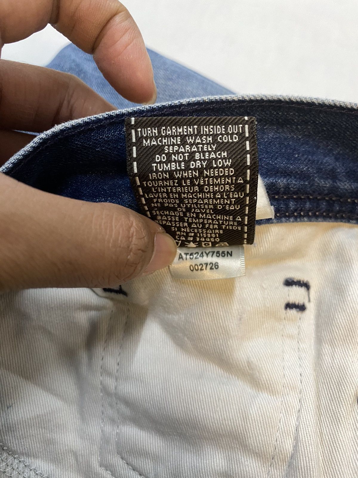 7 For All Mankind 7 For All Mandkind Distressed Denim Pant Size US 36 / EU 52 - 12 Thumbnail