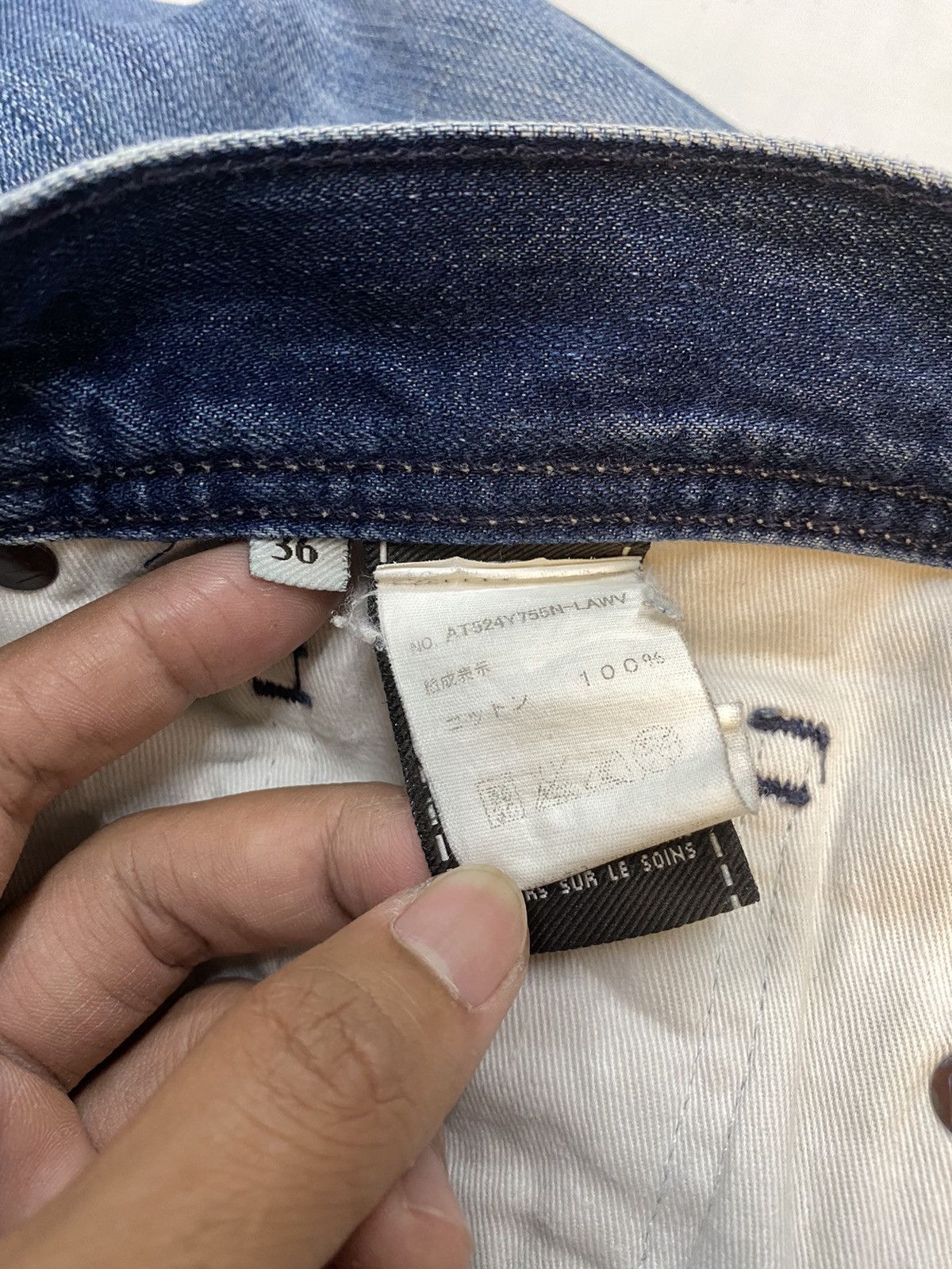 7 For All Mankind 7 For All Mandkind Distressed Denim Pant Size US 36 / EU 52 - 10 Thumbnail