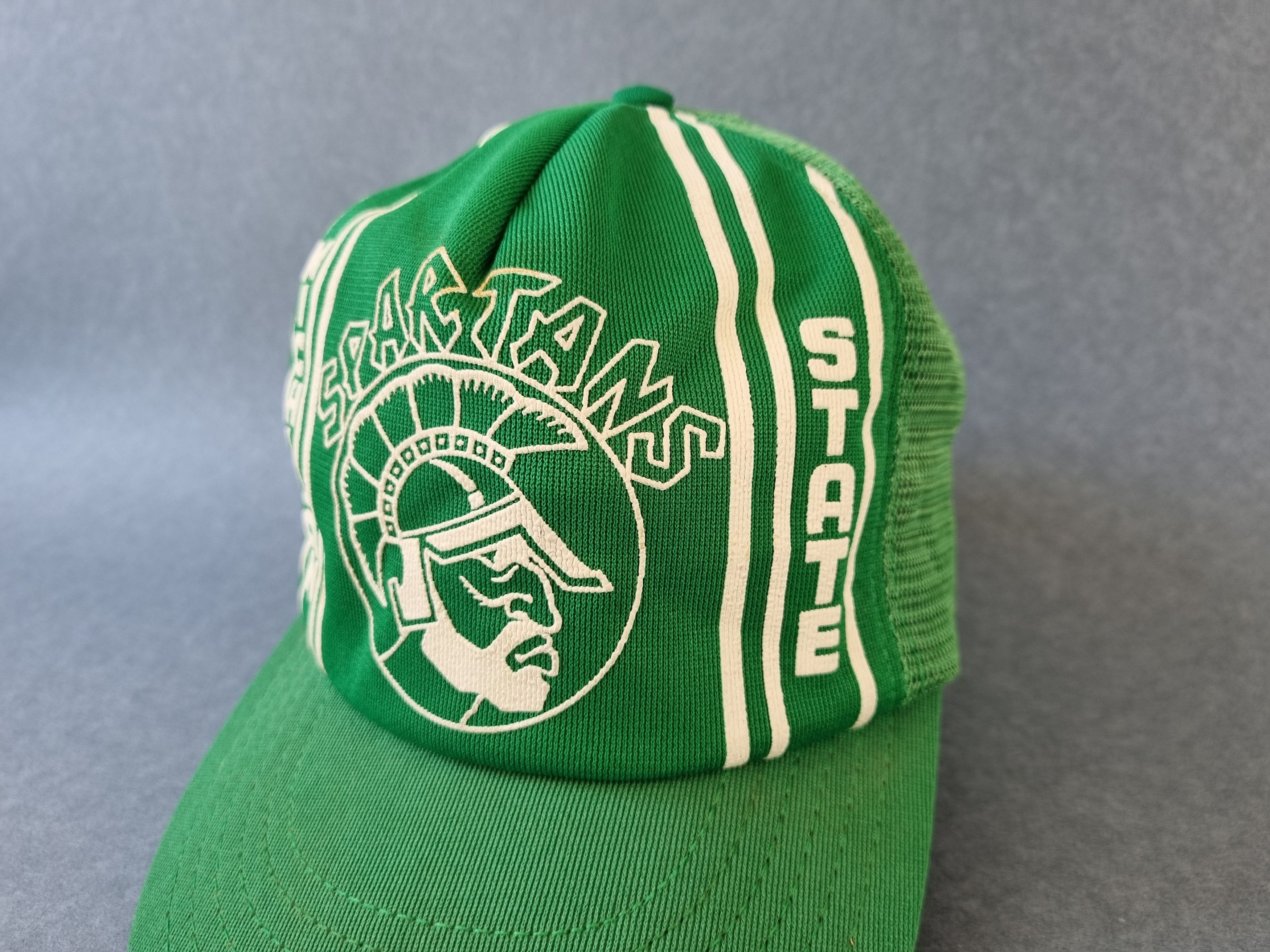 NFL Rare 70s MICHIGAN State SPARTANS Union Made Cap Size ONE SIZE - 5 Thumbnail