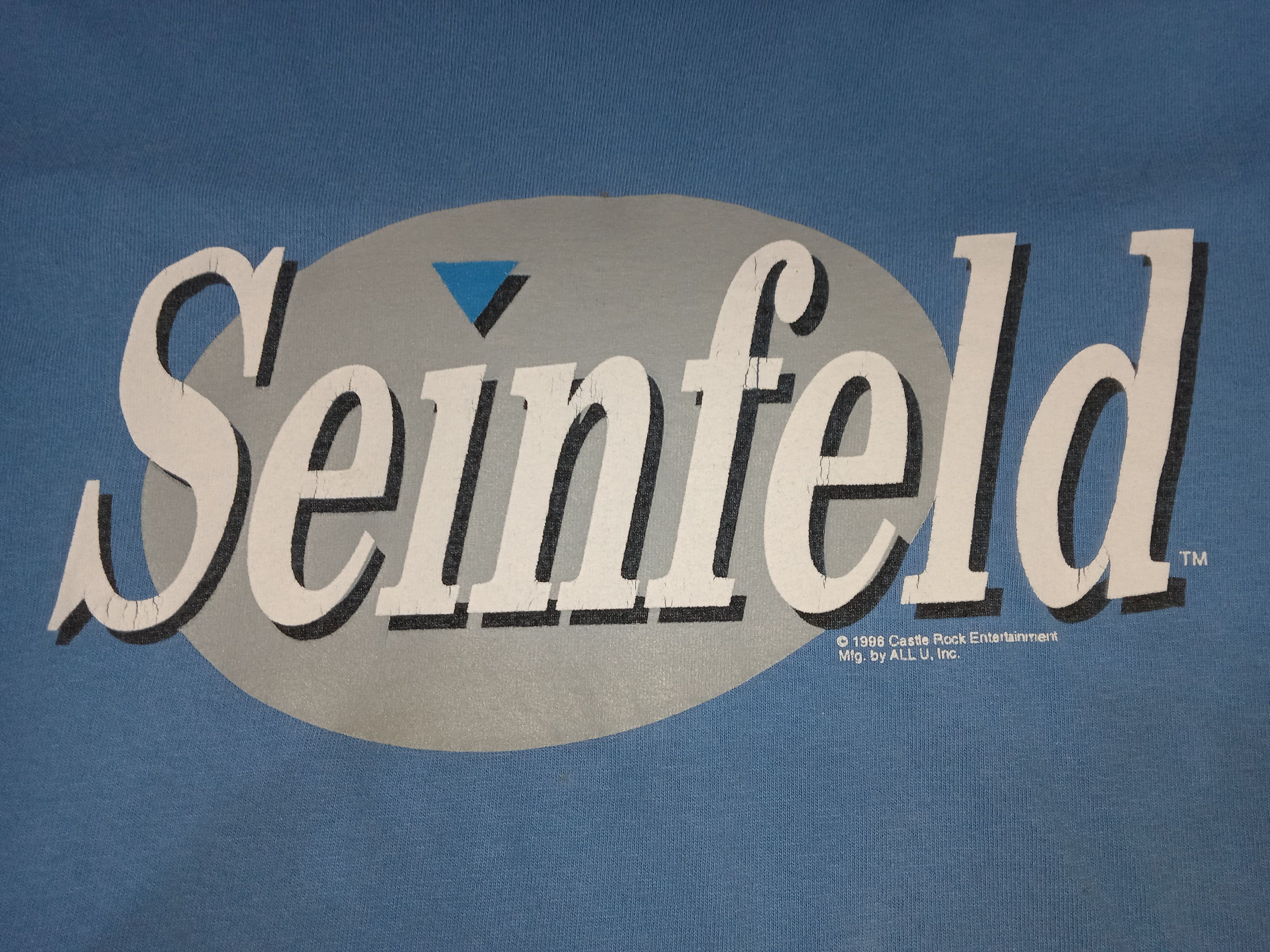 Vintage Vintage 90s Seinfeld Logo 1996 T Shirt Size US XXL / EU 58 / 5 - 4 Thumbnail
