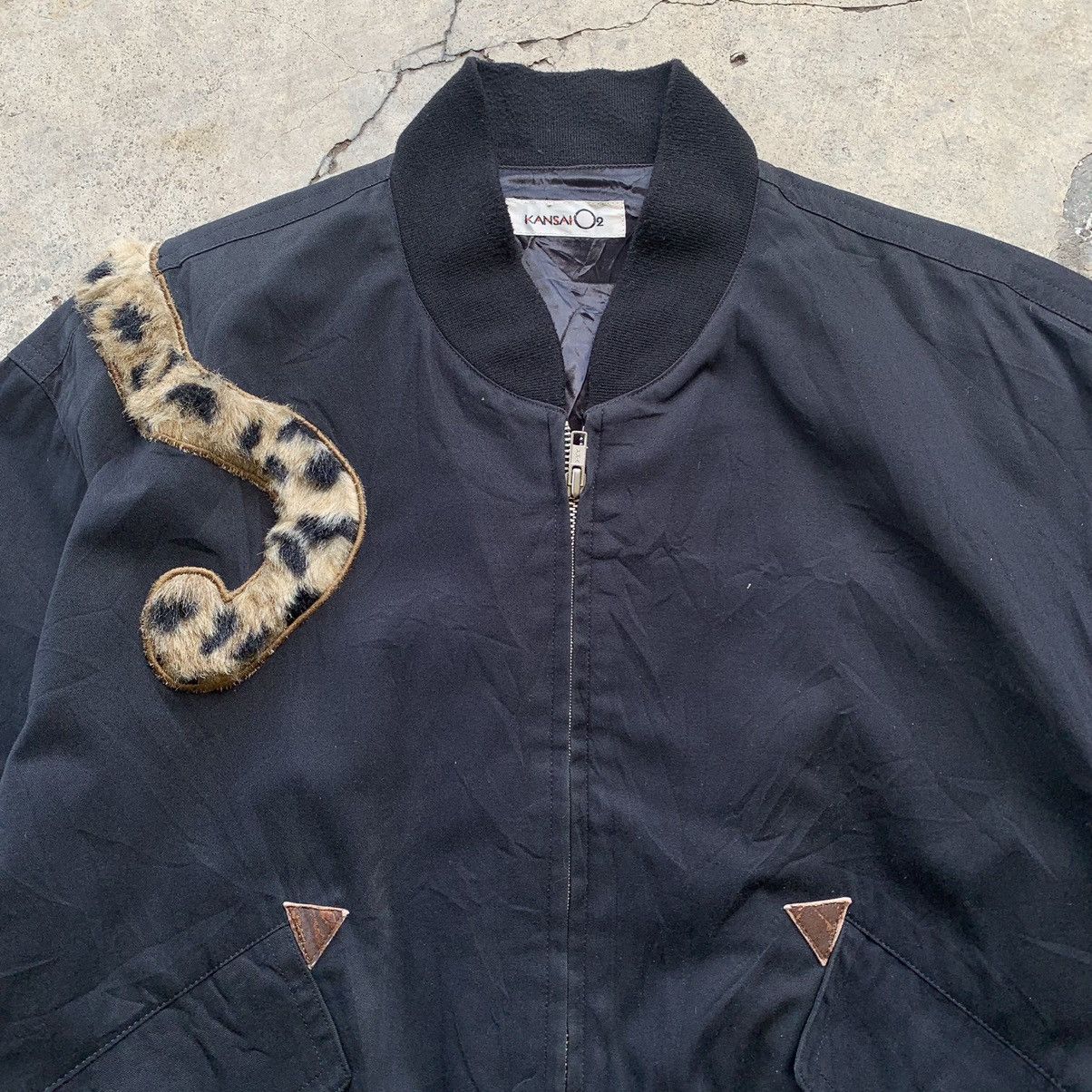 Japanese Brand kansai yamamoto snow leopard bomber Size US M / EU 48-50 / 2 - 15 Thumbnail
