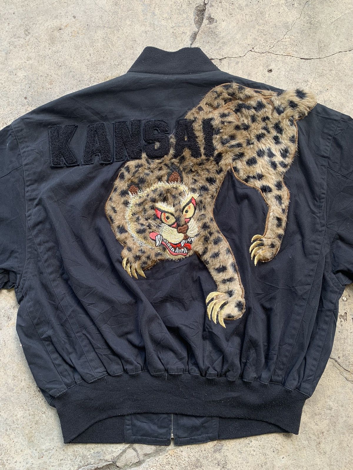 Japanese Brand kansai yamamoto snow leopard bomber Size US M / EU 48-50 / 2 - 10 Thumbnail