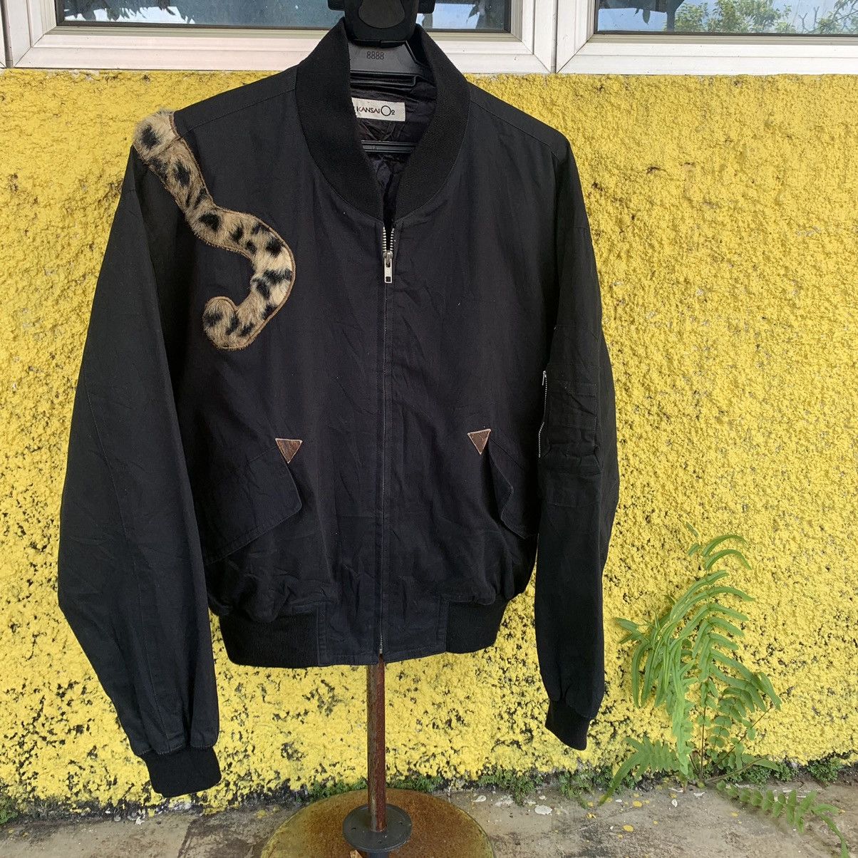 Japanese Brand kansai yamamoto snow leopard bomber Size US M / EU 48-50 / 2 - 3 Thumbnail