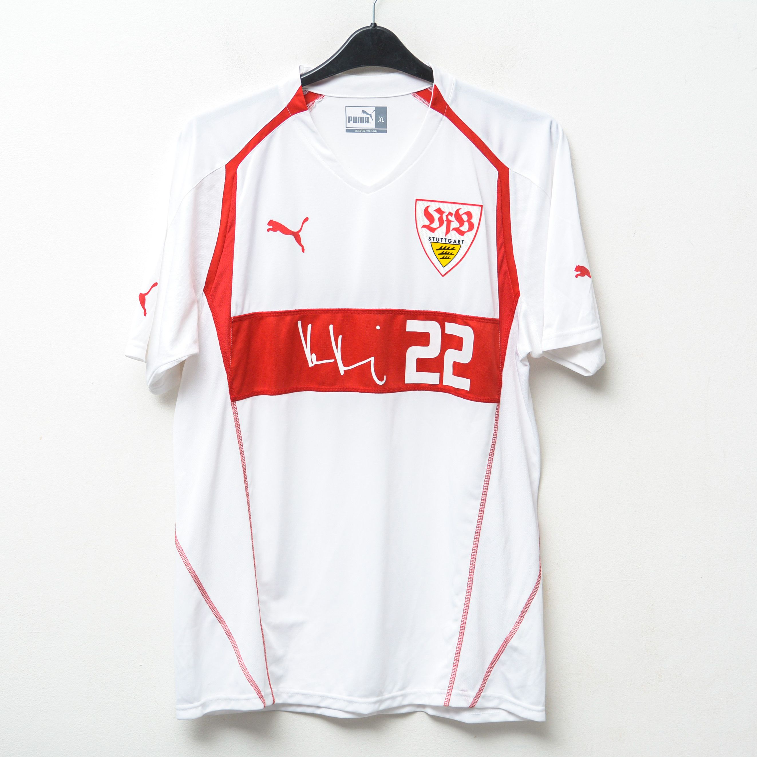 Puma × Vintage KEVIN KURANYI KKI #22 VfB Stuttgart shirt keki 2004 2005 Size US XL / EU 56 / 4 - 1 Thumbnail
