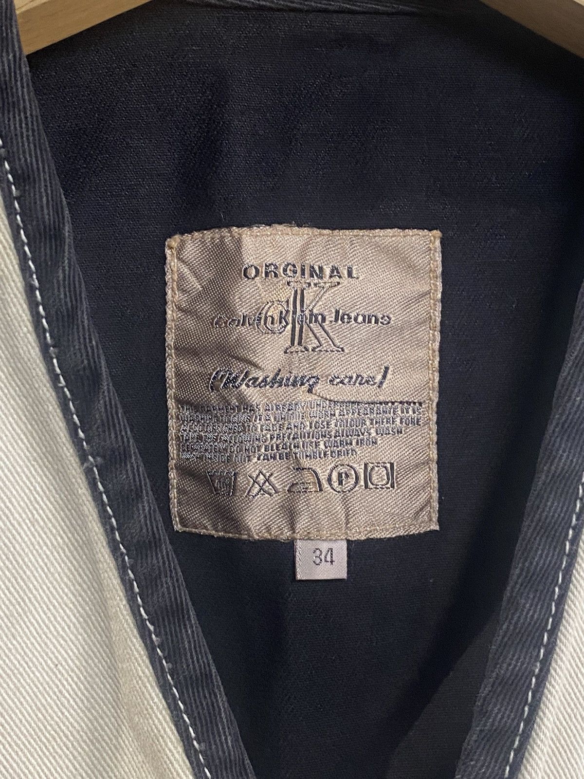 Calvin Klein × Calvin Klein 205W39NYC CALVIN KLEIN JEANS ORIGINAL VINTAGE VEST DENIM Size US M / EU 48-50 / 2 - 3 Thumbnail