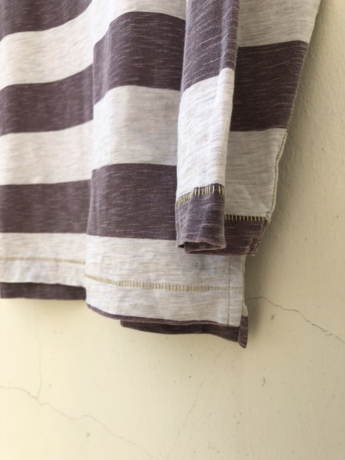 Nicole Farhi Farhi Made in Portugal Border Striped Long Sleeves t shirt Size US M / EU 48-50 / 2 - 6 Thumbnail
